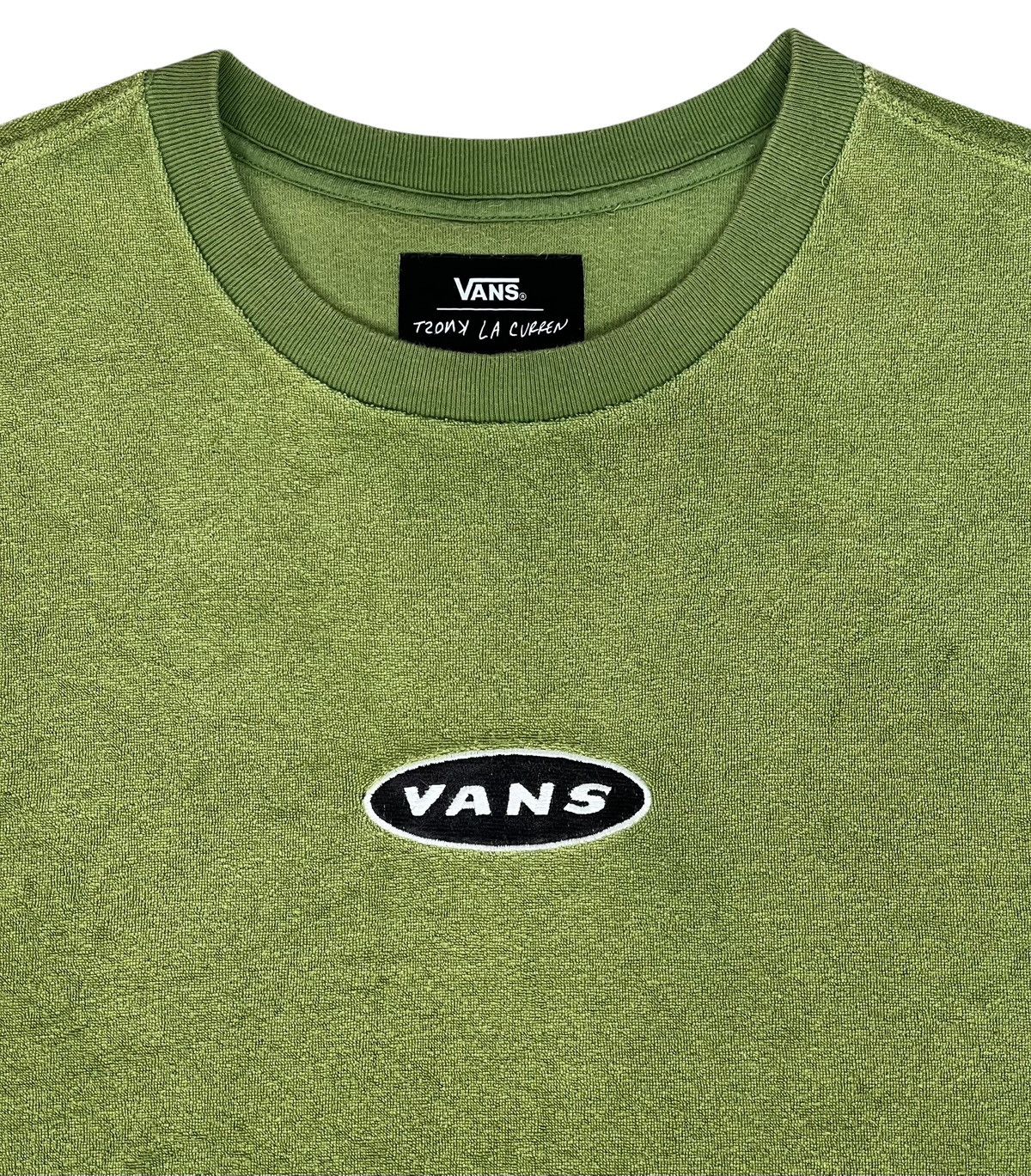 Vans Vintage Tony Alva Terry Cloth T-Shirt Lime Green Oversozed Size US M / EU 48-50 / 2 - 3 Thumbnail