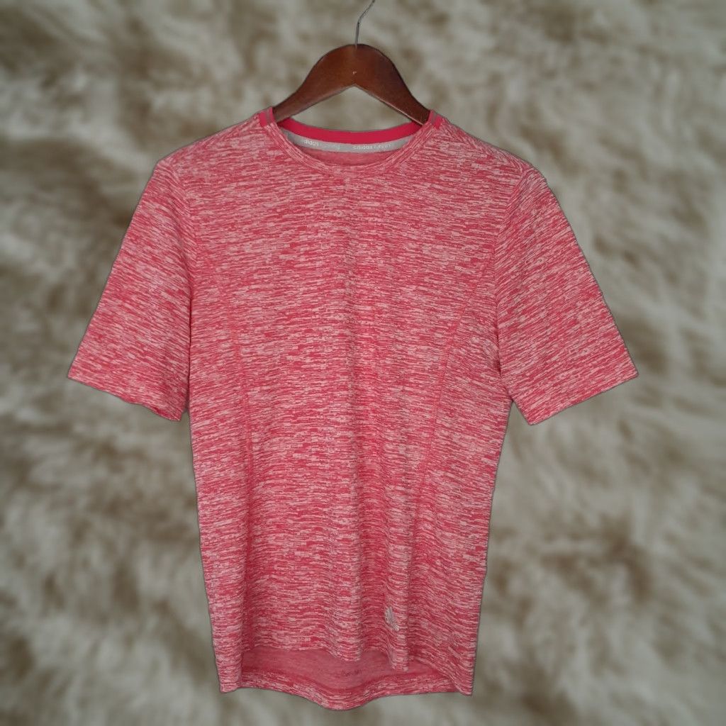 Adidas Adidas Running Short Sleeve T Shirt Womens Small Pink Shirt Women Small Pink Running & Jogging Size S / US 4 / IT 40 - 1 Thumbnail