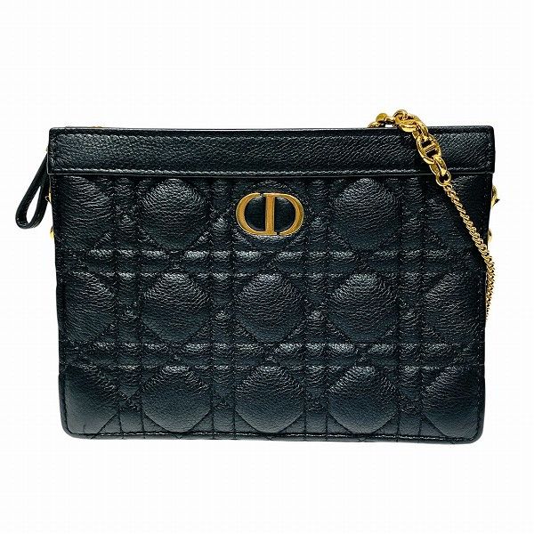 Dior Dior Dior Caro Calfskin 2way Bag Leather Shoulder Bag S5106UWHC M900 Size ONE SIZE - 1 Thumbnail