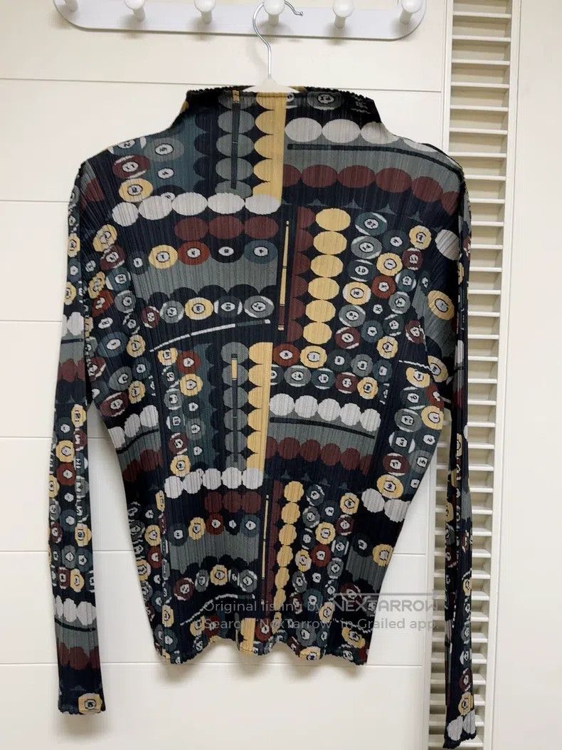 Issey Miyake Issey Miyake Color-Block Long-Sleeve Top Size L / US 10 / IT 46 - 1 Thumbnail