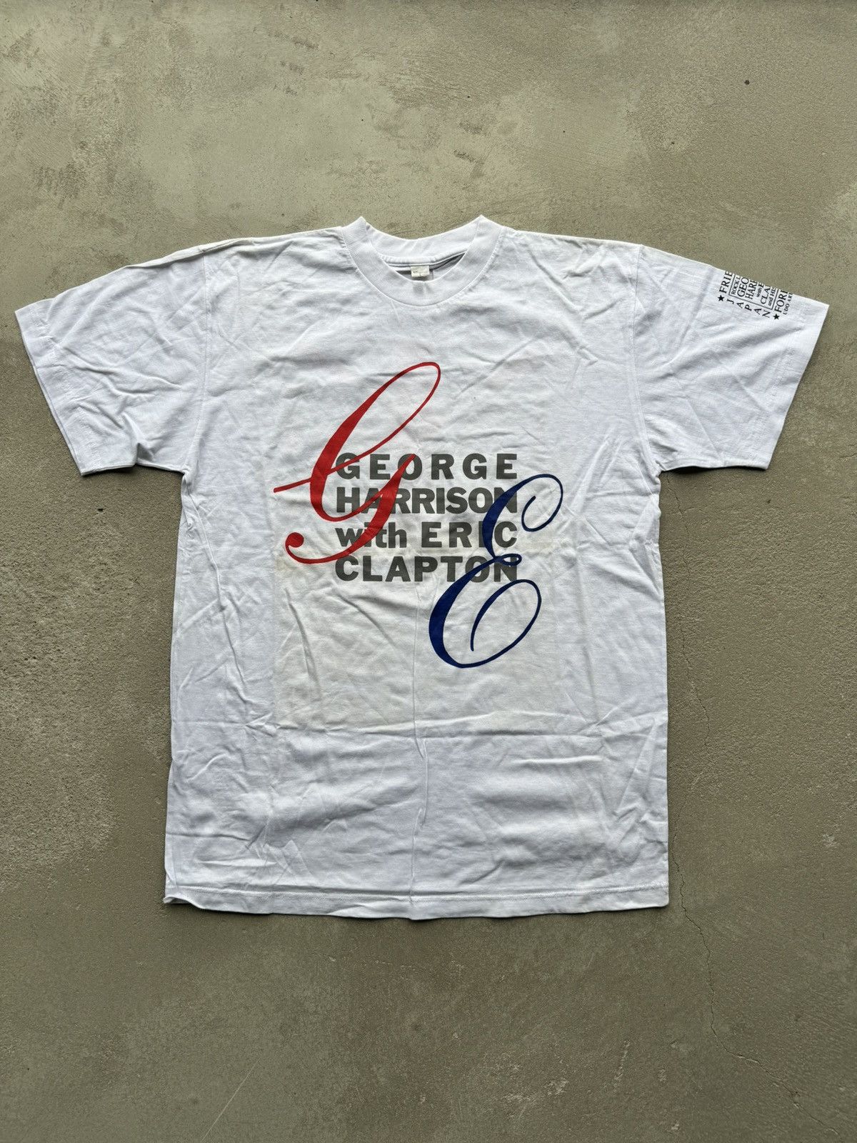 GEOGE HARRISON with ERIC CLAPTON Tシャツ L