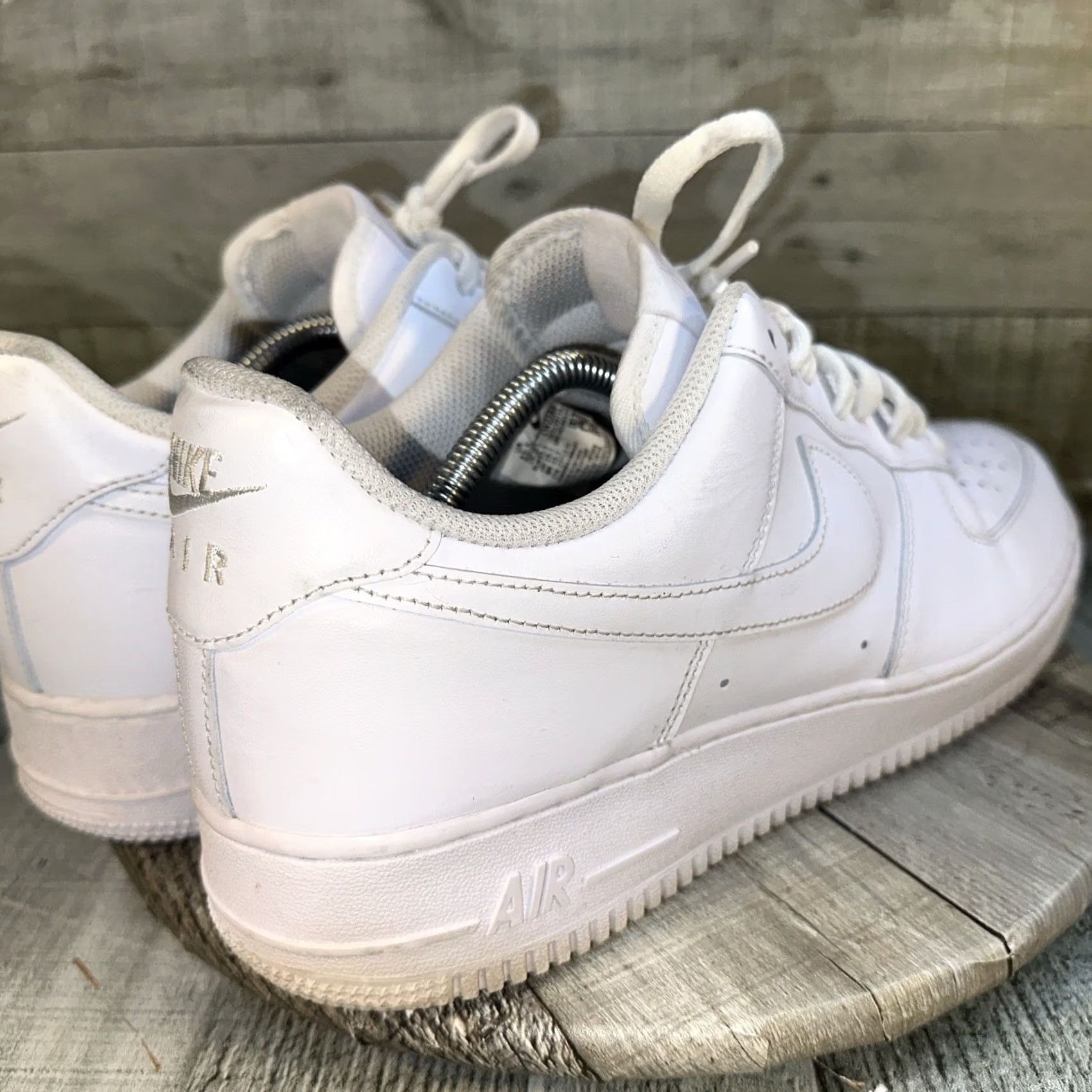 Nike Nike Air Force 1 Low Top Sneakers Mens 11.5 Triple White CW2288-111 Leather Rubber Breathable Cushioned Comfort Casual Activewear 2022 2020 Vintage No Size US L / EU 52-54 / 3 - 7 Thumbnail