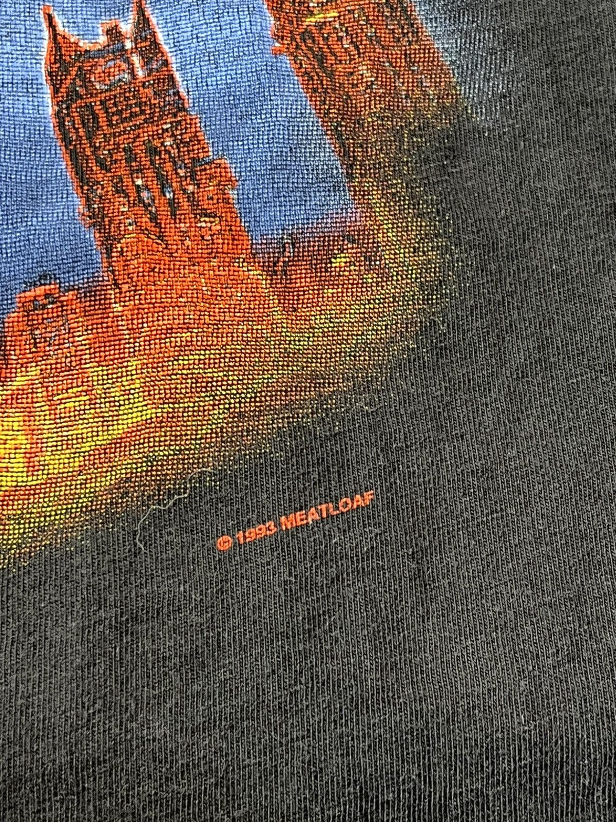 Band Tees Vintage 1993 Meat Loaf World Tour Long Sleeve T-Shirt Size US XL / EU 56 / 4 - 11 Thumbnail