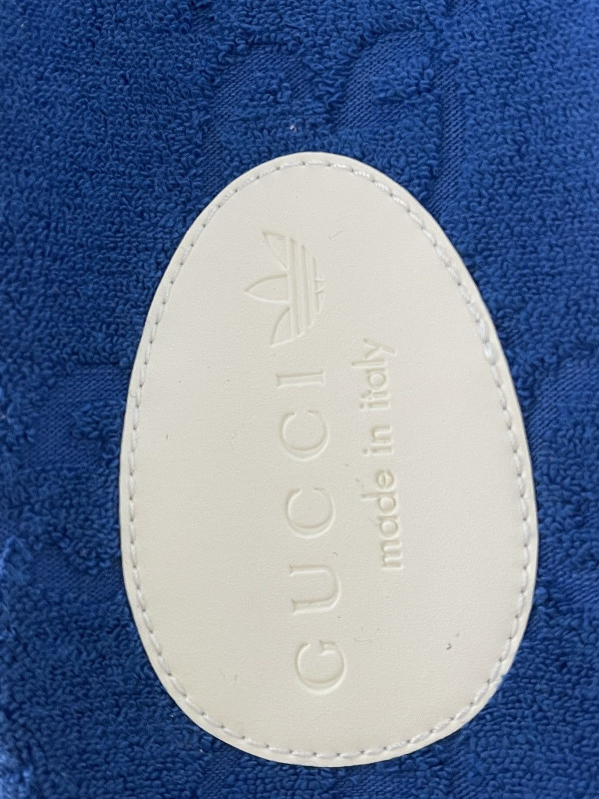 Adidas × Gucci Gucci X Adidas Slides Blue Size US 8 / EU 41 - 7 Thumbnail