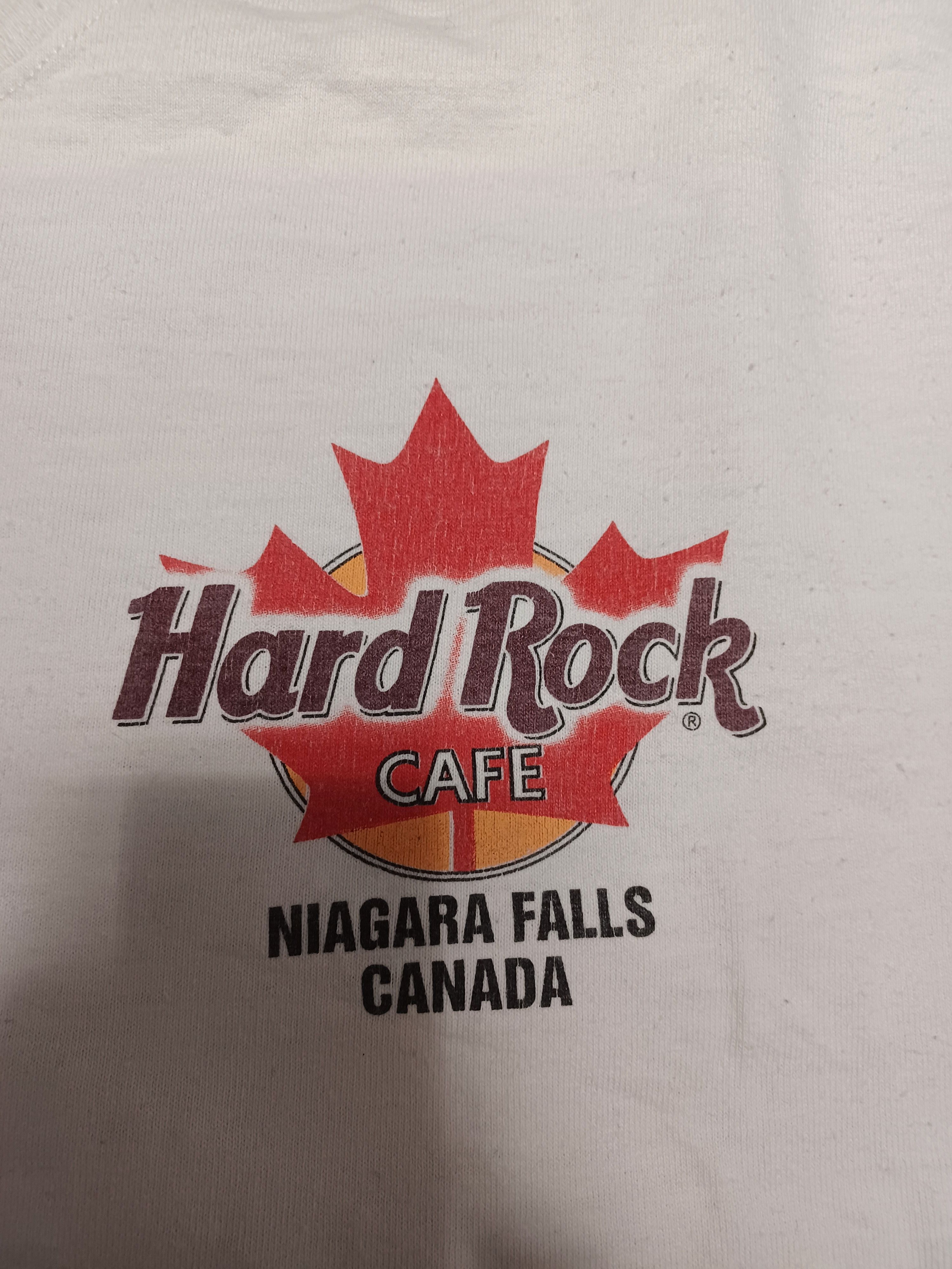 Hard Rock Cafe VINTAGE RARE NIAGARA FALLS MADE IN CANADA HARDROCK TEE Size US XXL / EU 58 / 5 - 7 Thumbnail