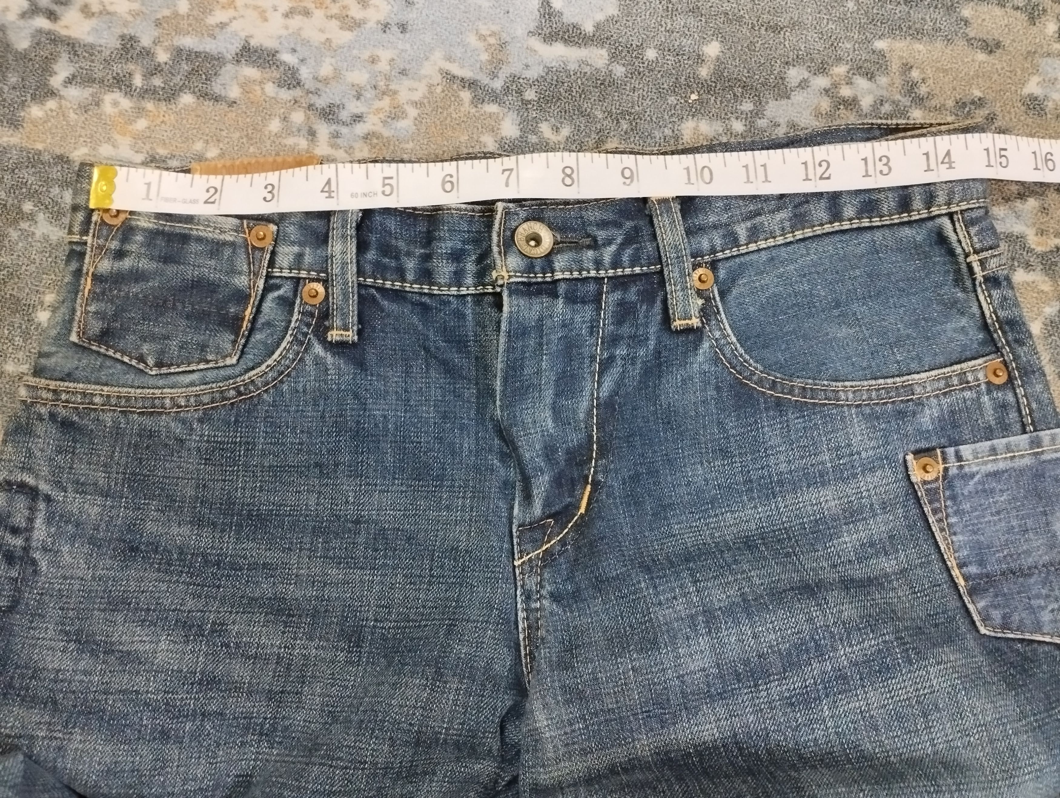 Tornado Mart Flare Jeans Made In Jpn Patchwork Branch Dept Bootcut Jean Size US 27 - 7 Thumbnail