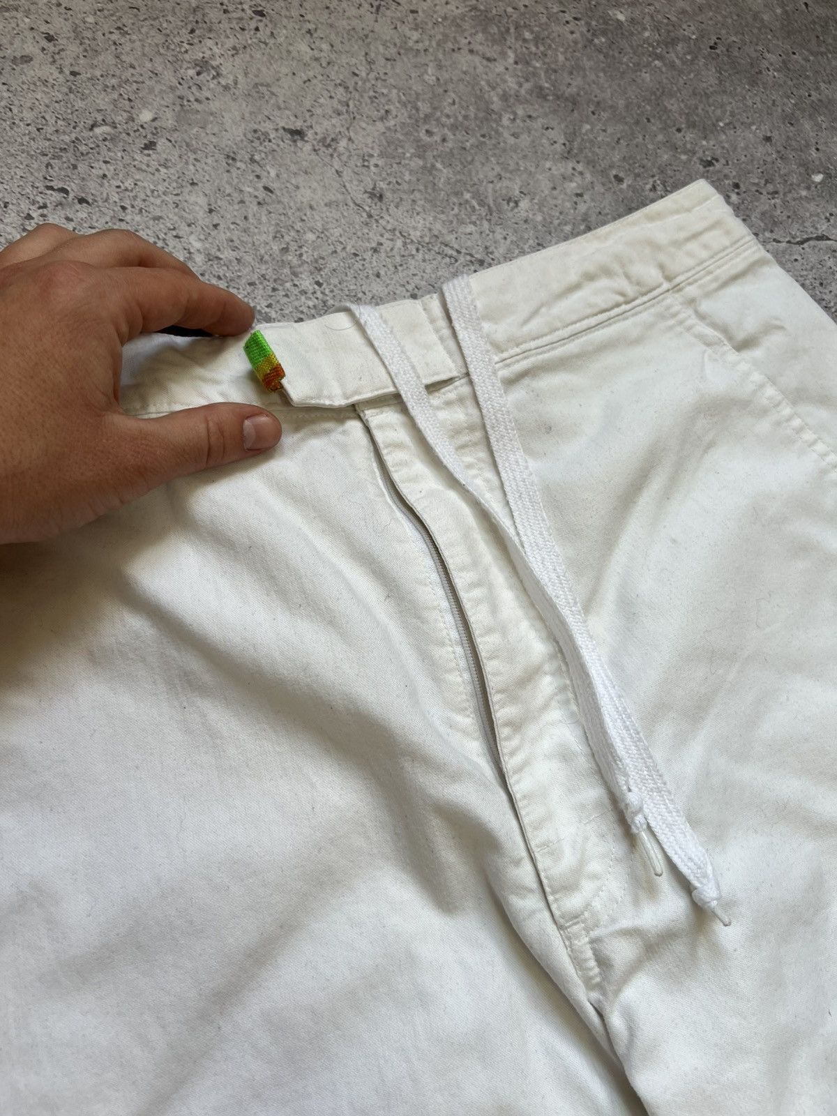 Nike × Vintage Vintage Men's Nike Pants White Swoosh Y2K Size US 32 / EU 48 - 5 Thumbnail