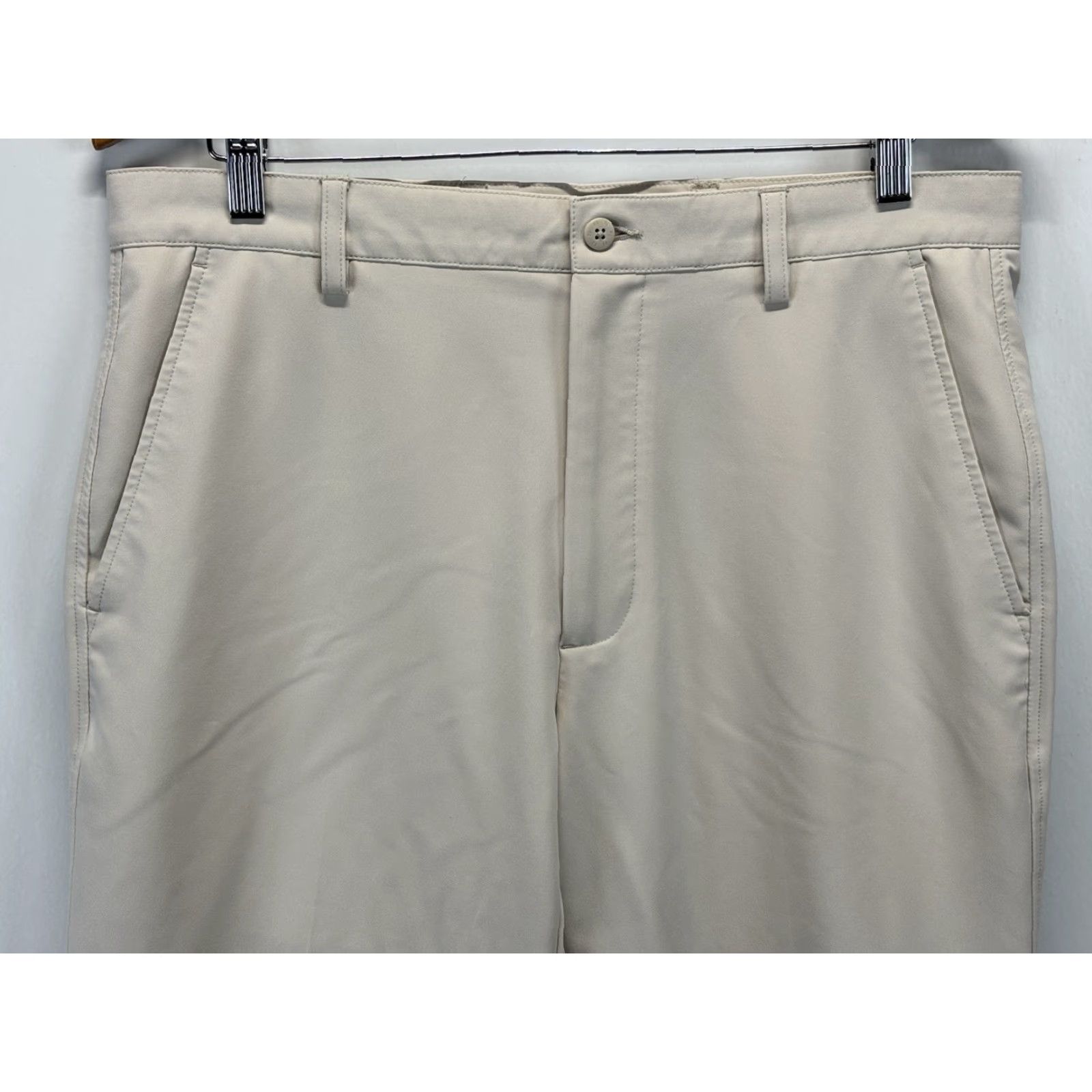 Footjoy FootJoy Performance Chino Pants Sz 34x30 (34x29) Men’s Beige Golf Size US 34 / EU 50 - 2 Thumbnail