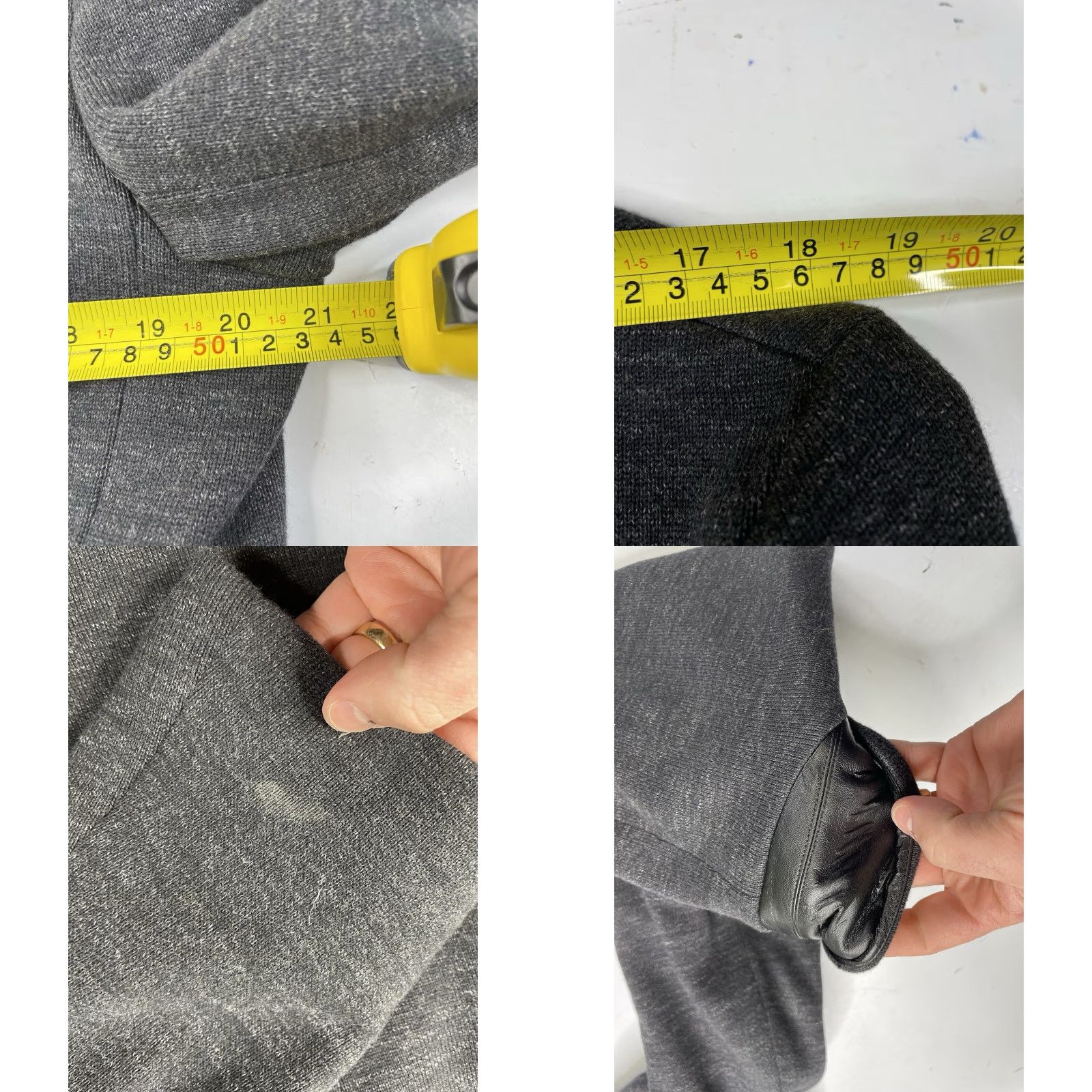 John Varvatos John Varvatos Star USA Blazer Jacket Mens L Gray Two Button Single-Breasted Notch Lapel Size 42R - 8 Thumbnail