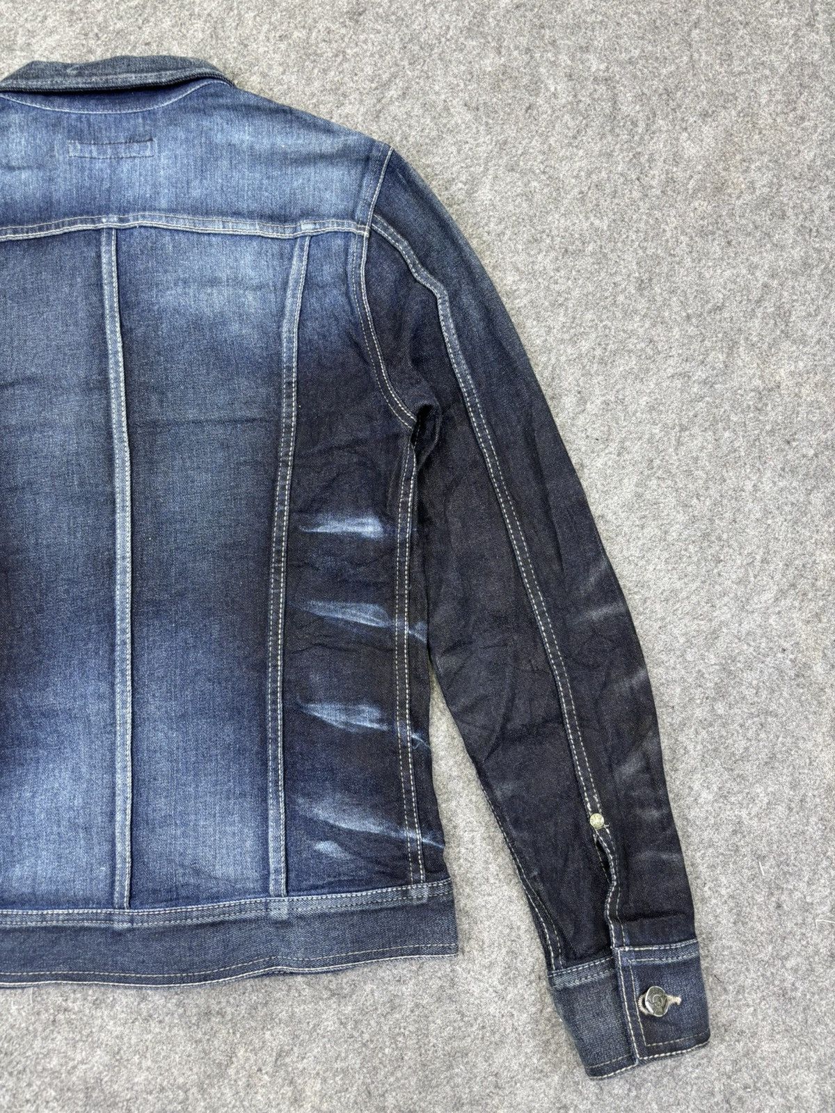 GOSTAR DE FUGA 💥Archival💥Fuga Claw Mark Fades Skinny Trucker Jacket K9 Size US XS / EU 42 / 0 - 11 Thumbnail