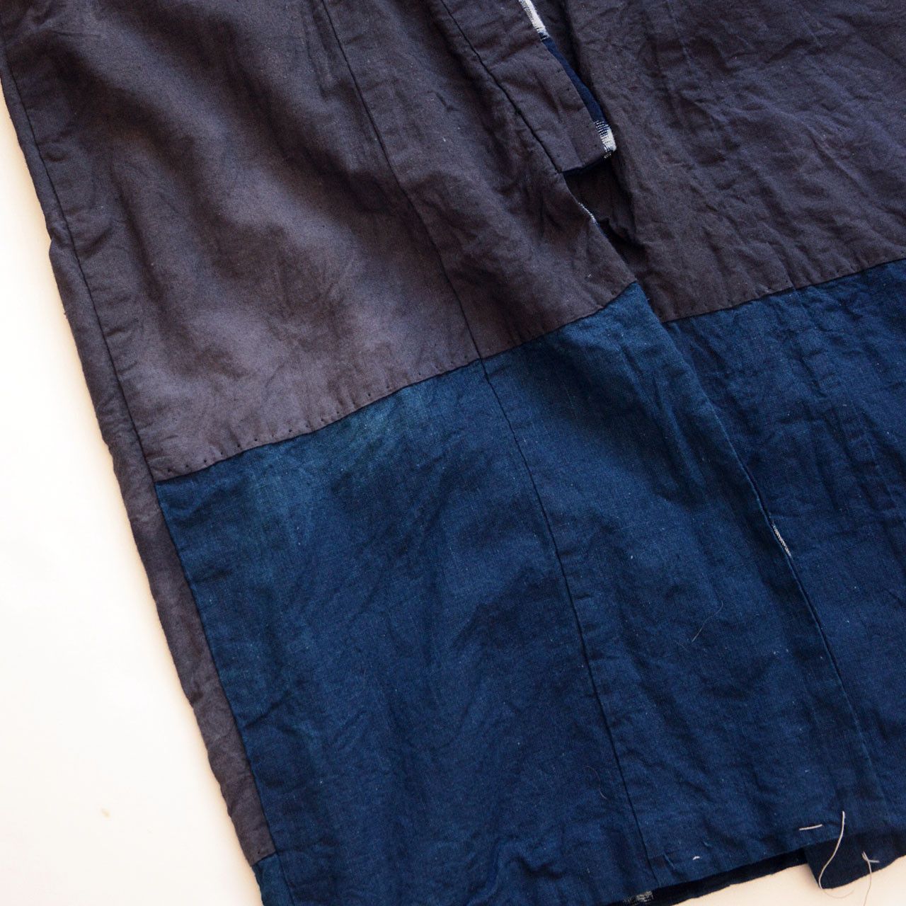 Other Indigo Kasuri Cotton Kimono Showa Era Vintage for Remake Use Size XS / US 0-2 / IT 36-38 - 10 Thumbnail