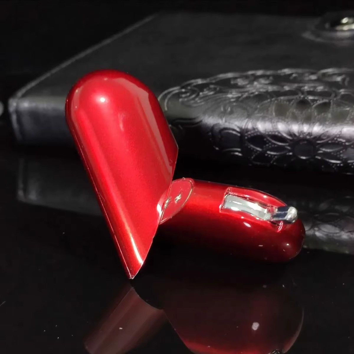 Jewelry Metal Heart Lighter Size ONE SIZE - 8 Thumbnail