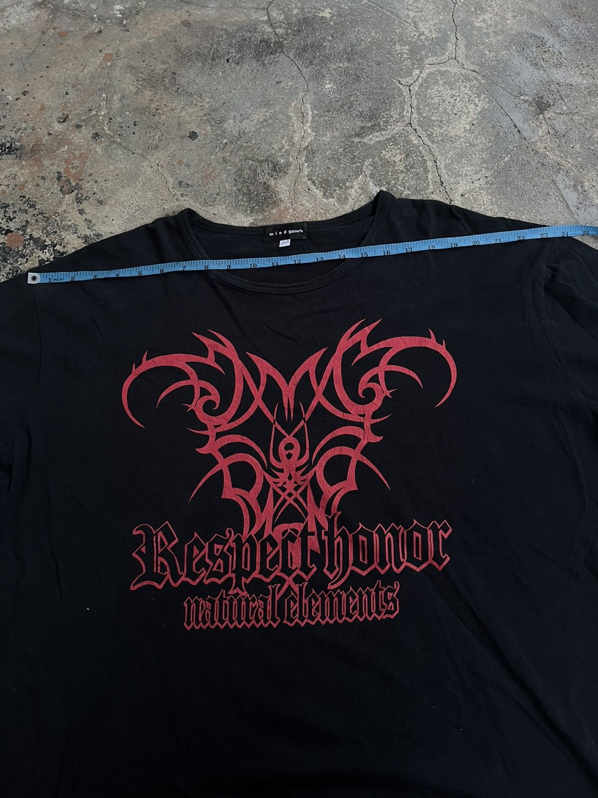 Isamu Katayama Backlash RESPECT HONOR JAPENESE TRIBAL GOTHIC POEM SEDITIONARIES PUNK Size US XXL / EU 58 / 5 - 11 Thumbnail