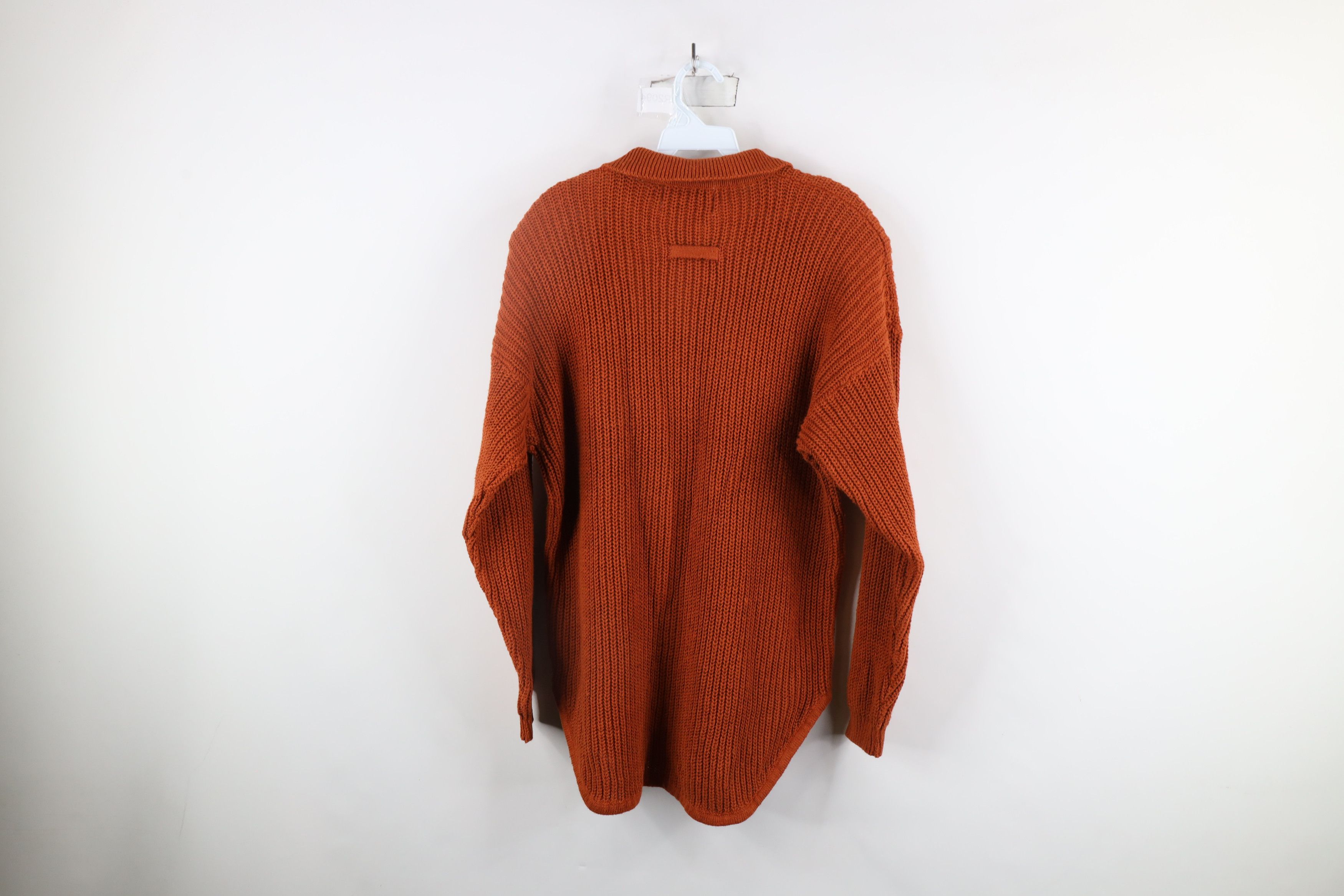 Vintage Deadstock Vintage 90s Streetwear Knit Collared Sweater Size 3XL / US 20-22 - 9 Thumbnail