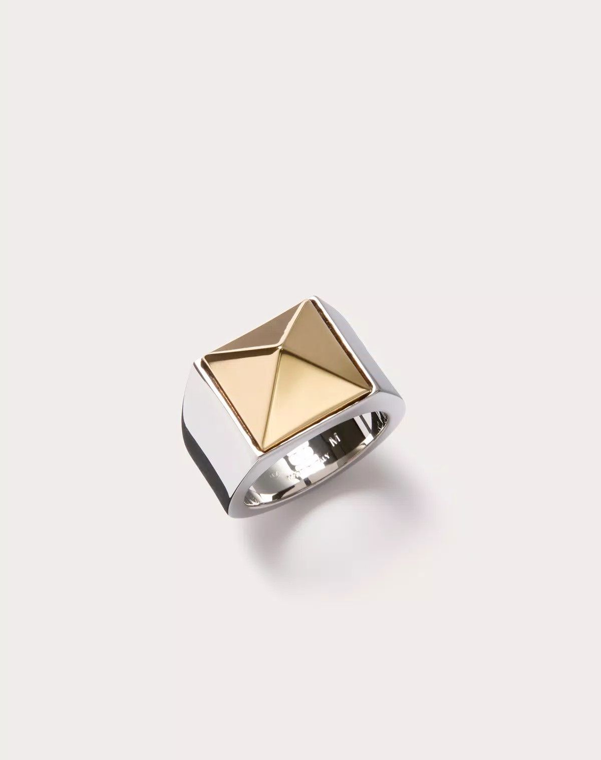Valentino oc11z0725 Size:19/ Rockstud Metal Ring in Silver Size ONE SIZE - 2 Thumbnail
