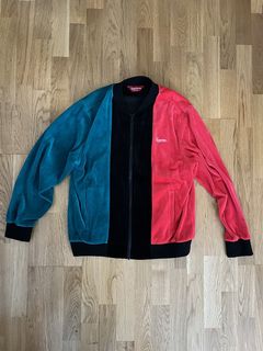 Supreme Supreme Velour Zip Up Jacket | Grailed