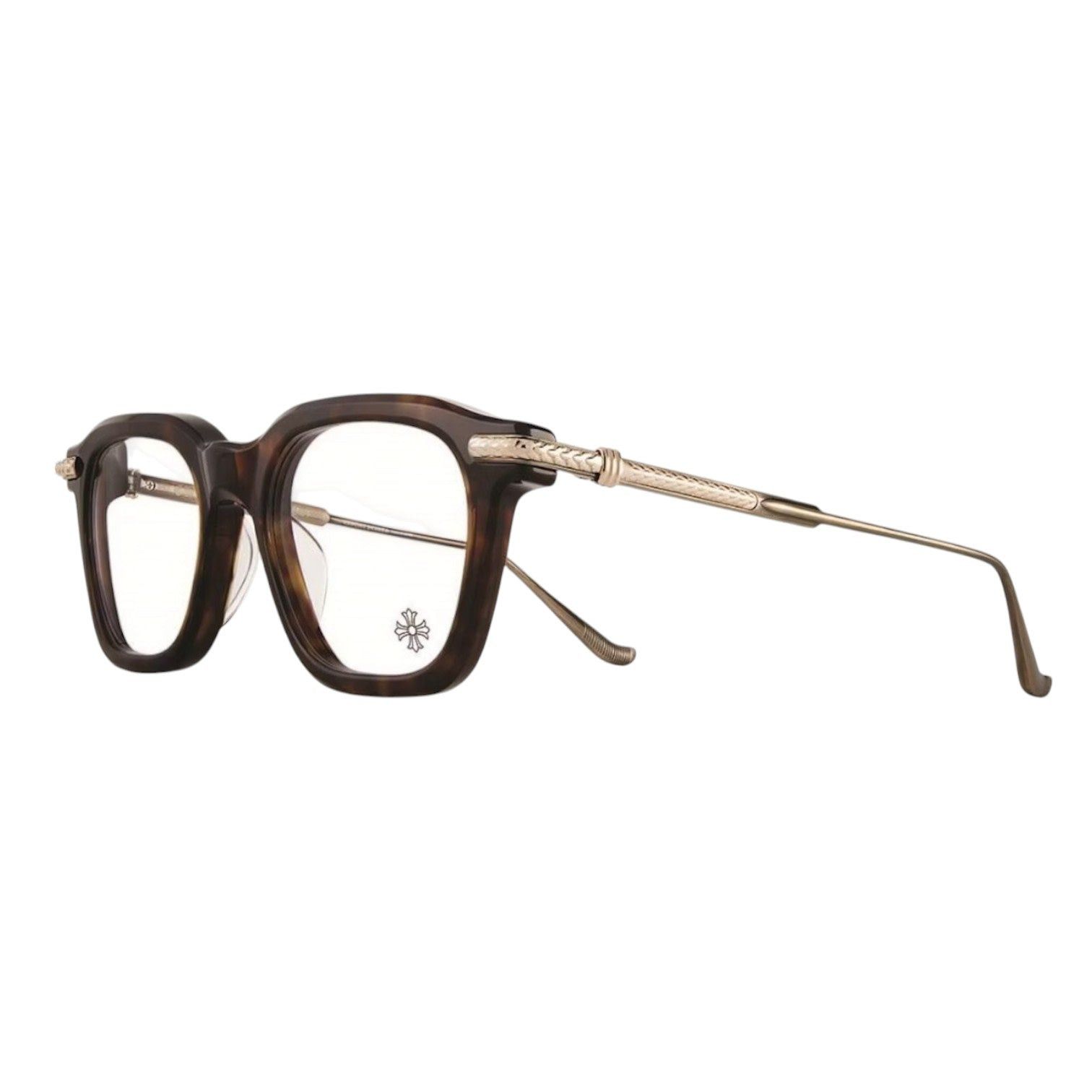 Chrome Hearts Cumption-A Glasses Brown/Gold Size ONE SIZE - 1 Thumbnail