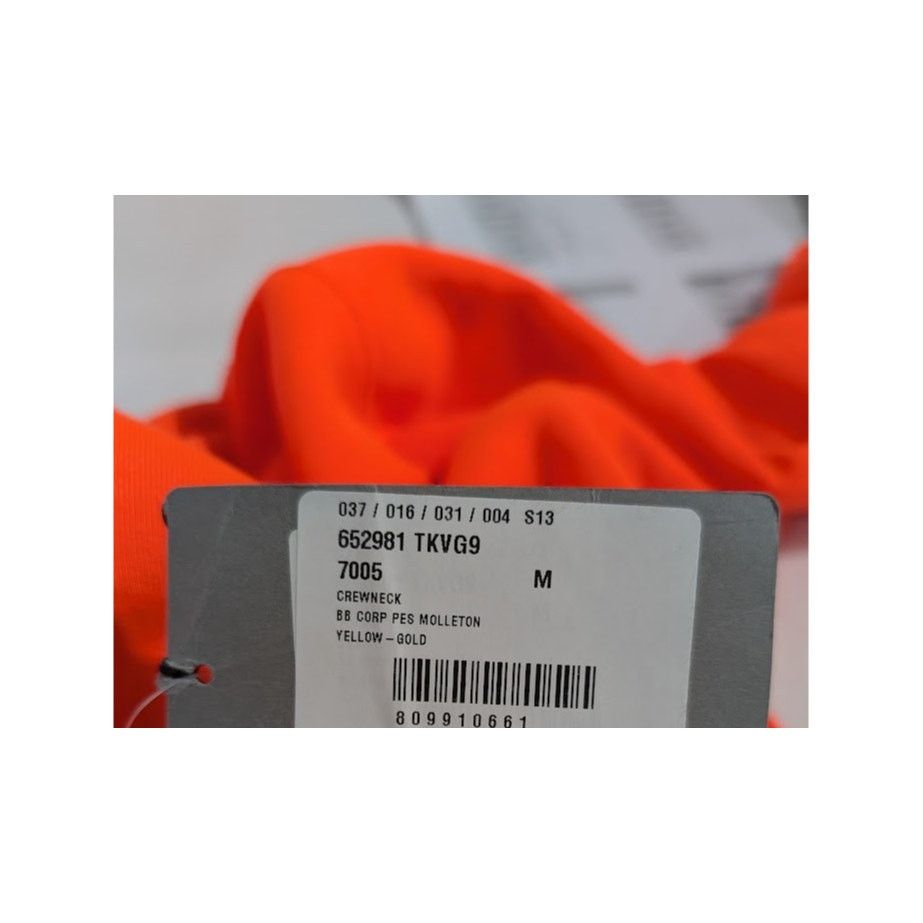 Balenciaga o1rshd1 Crewneck BB Corp Molleton in Yellow-Gold Size US M / EU 48-50 / 2 - 17 Thumbnail