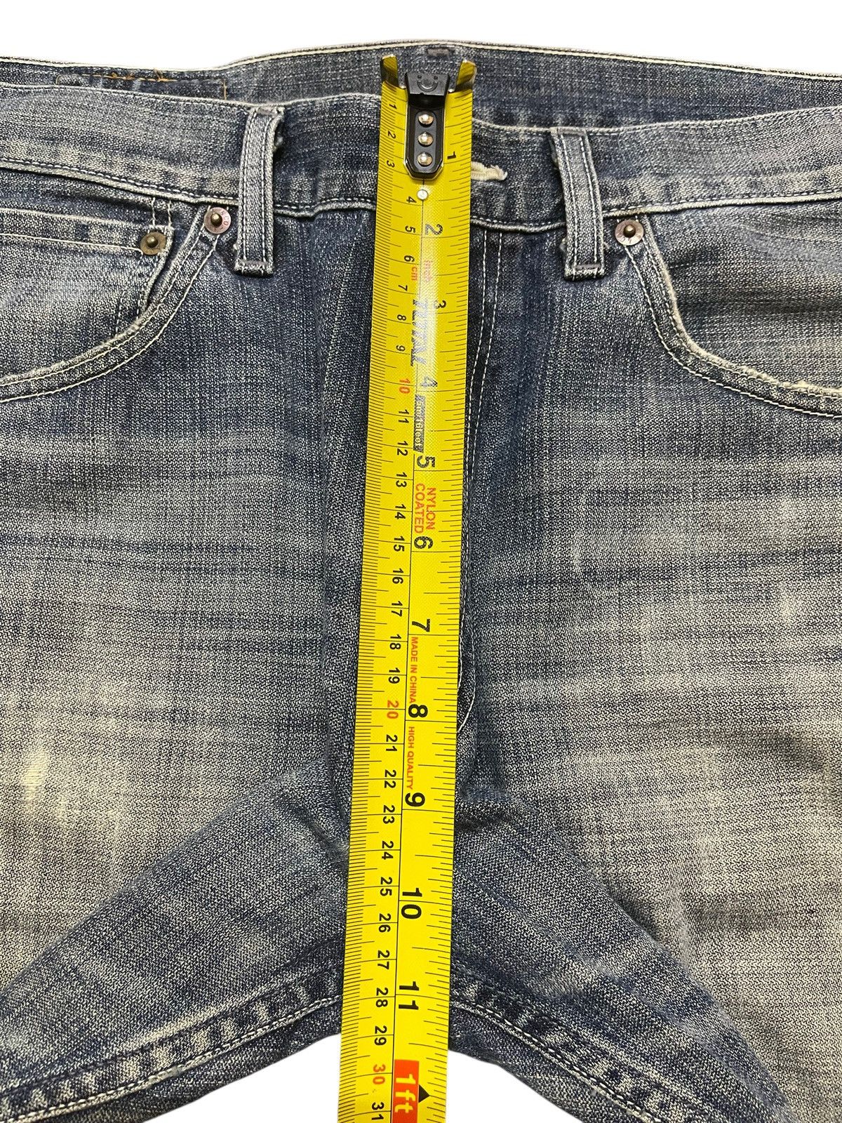 Levi's Vintage Levis 503 Blue Faded Wash Distress Style Loose Jeans Size US 31 - 15 Thumbnail