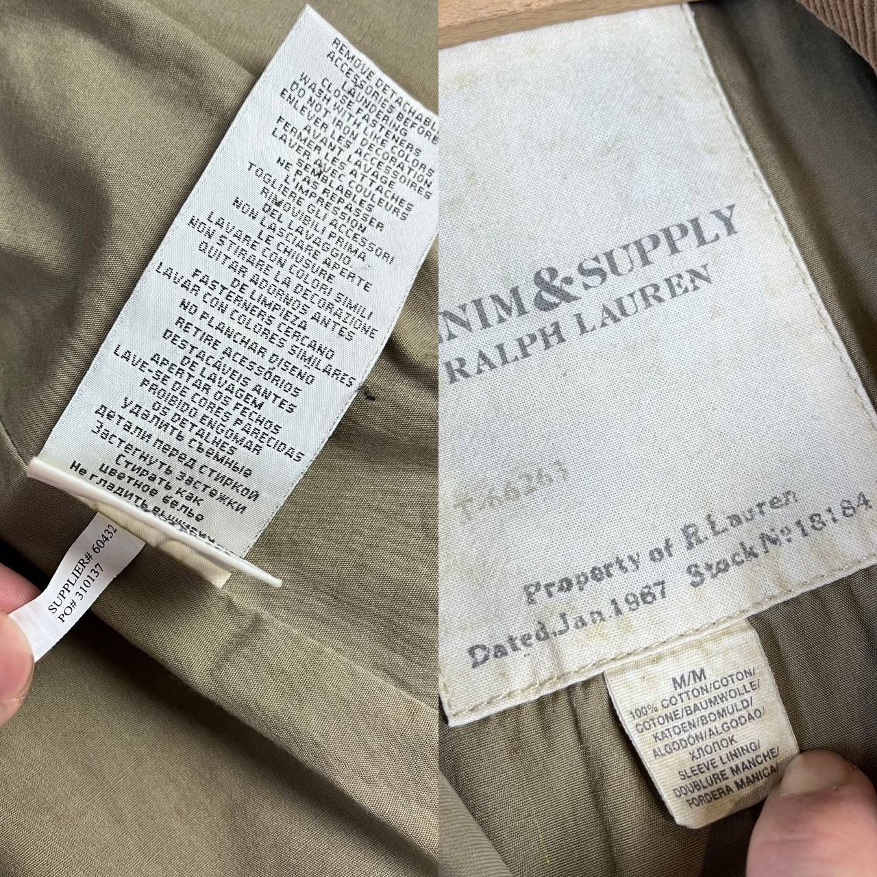 Ralph Lauren Denim&Supply Multipocket Military Beige Jacket
