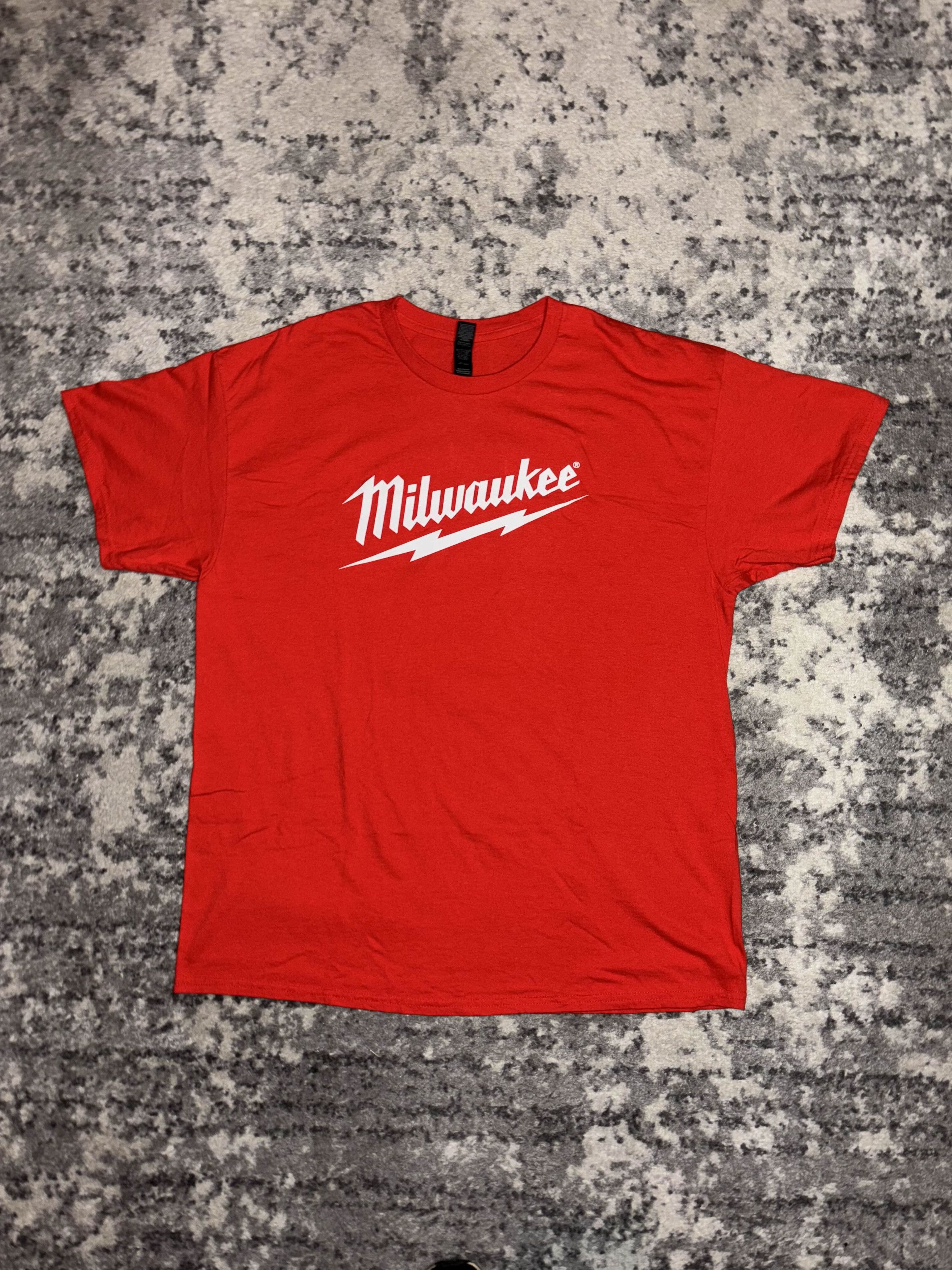 Vintage Milwaukee Tool Promo Logo Shirt Size US XL / EU 56 / 4 - 2 Thumbnail