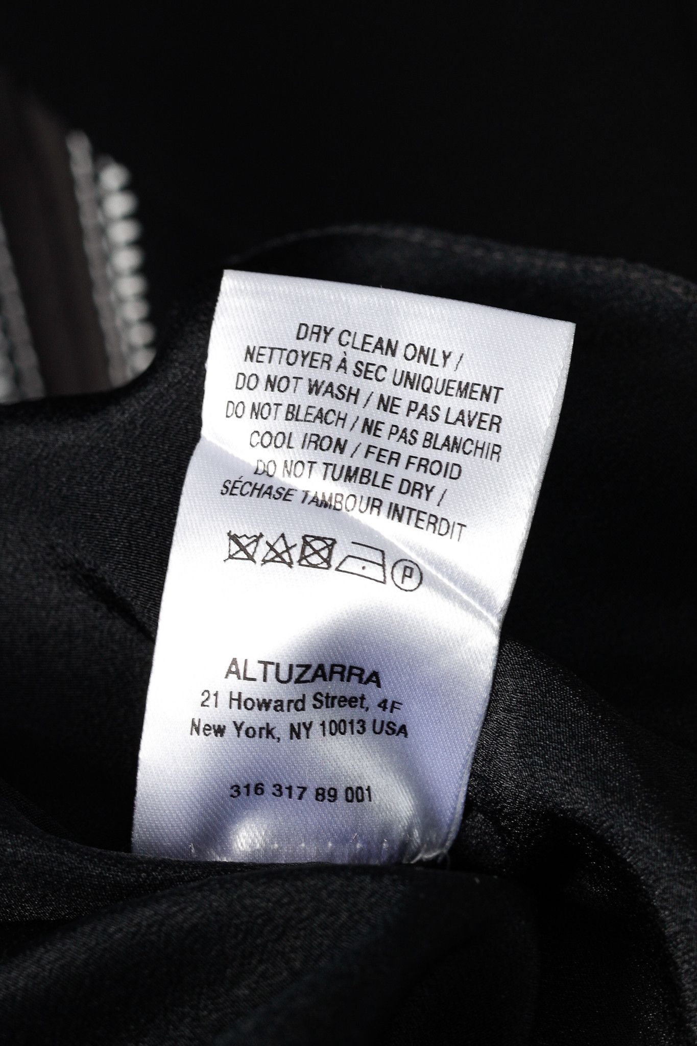 Altuzarra Altuzarra Black Crepe Satin-Trim Fluted-Hem Midi Dress Size S / US 4 / IT 40 - 9 Thumbnail