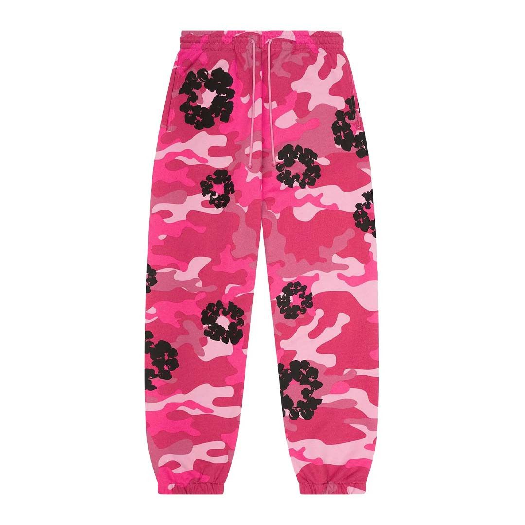 DENIM TEARS Wreath Sweatpant 'Pink Camo' Size US 32 / EU 48 - 1 Thumbnail