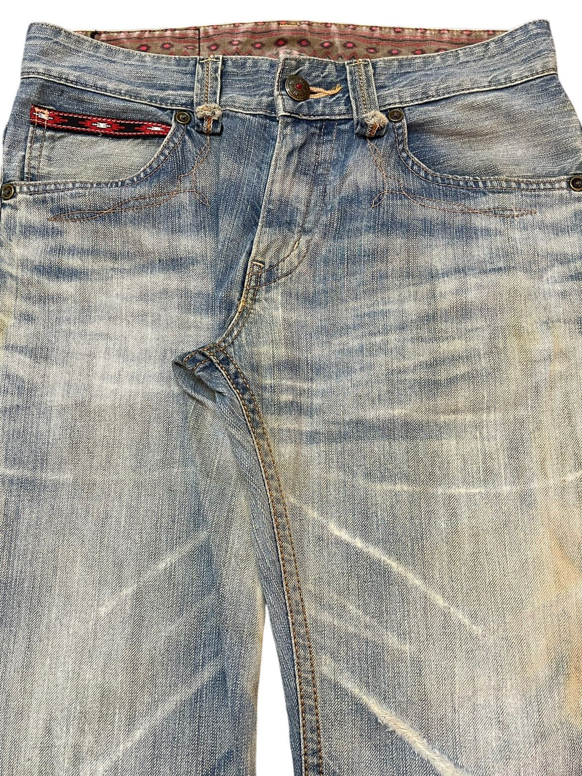 Edwin Edwin XV Exclusive Vintage Mud Faded Wash Style Loose Jeans Size US 32 / EU 48 - 4 Thumbnail