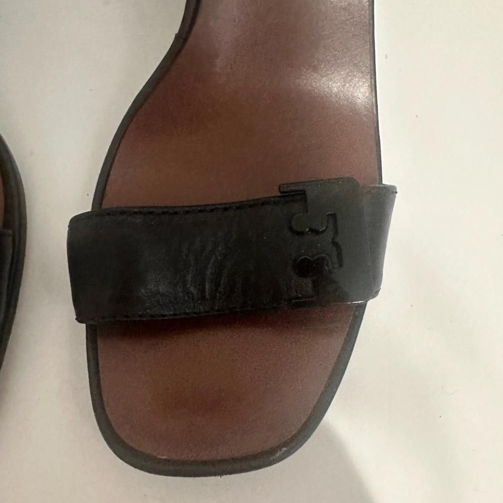 Tory Burch Tory Burch Gabrielle Ankle Strap Block Heel Sandal Black 7.5 Size US 7.5 / IT 37.5 - 4 Thumbnail