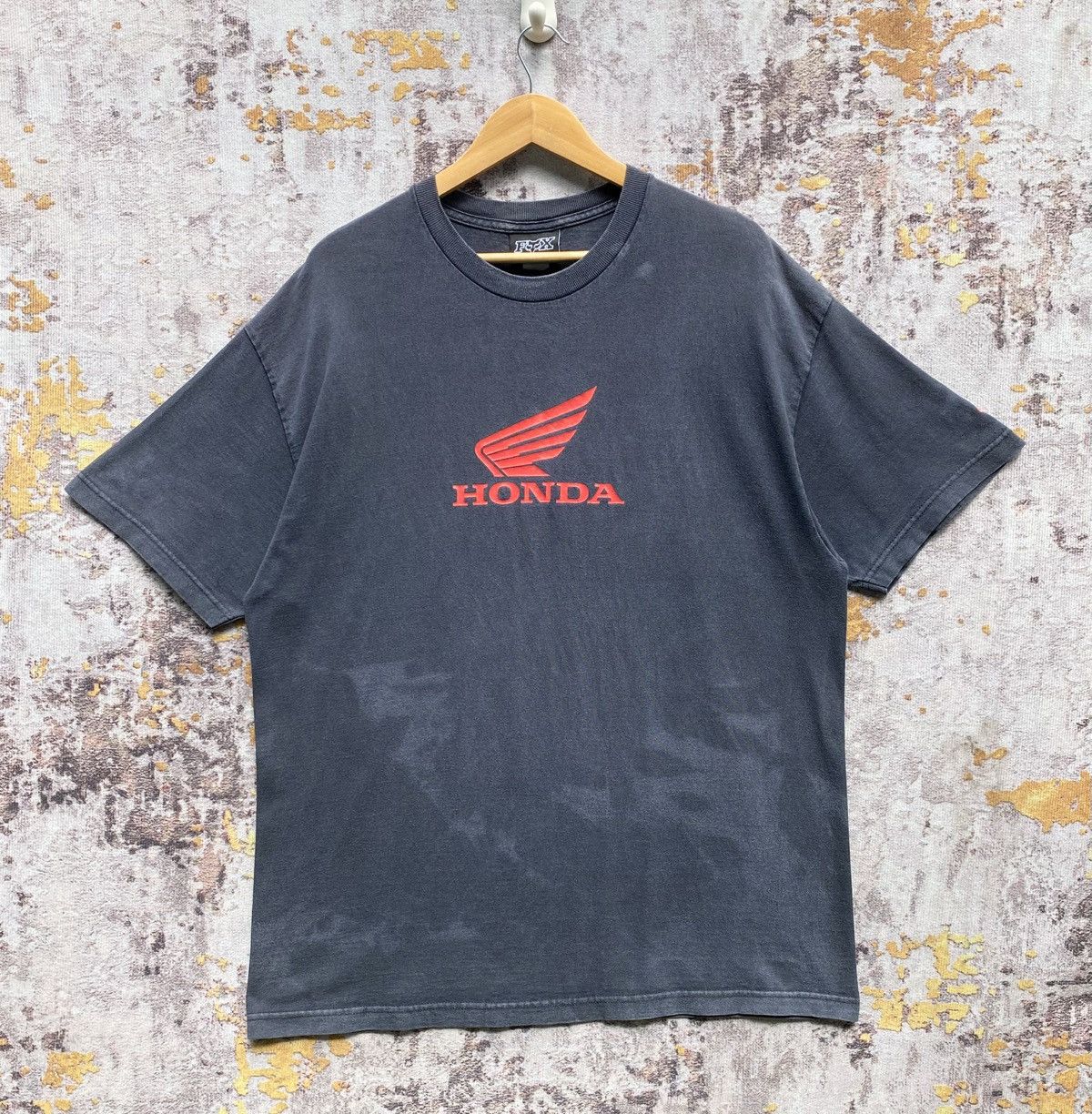 Fox Racing Vintage Fox Racing Honda Shirt Og Logo Honda SunFaded Size US XL / EU 56 / 4 - 1 Thumbnail