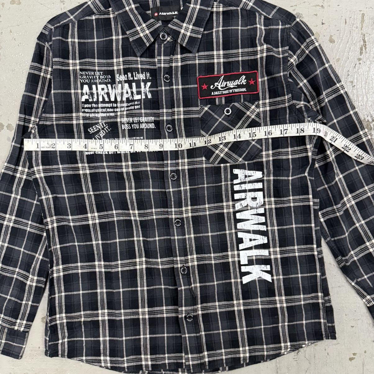Airwalk Airwalk Poem Y2K Riot Punk Flannel Shirt Size US M / EU 48-50 / 2 - 7 Thumbnail