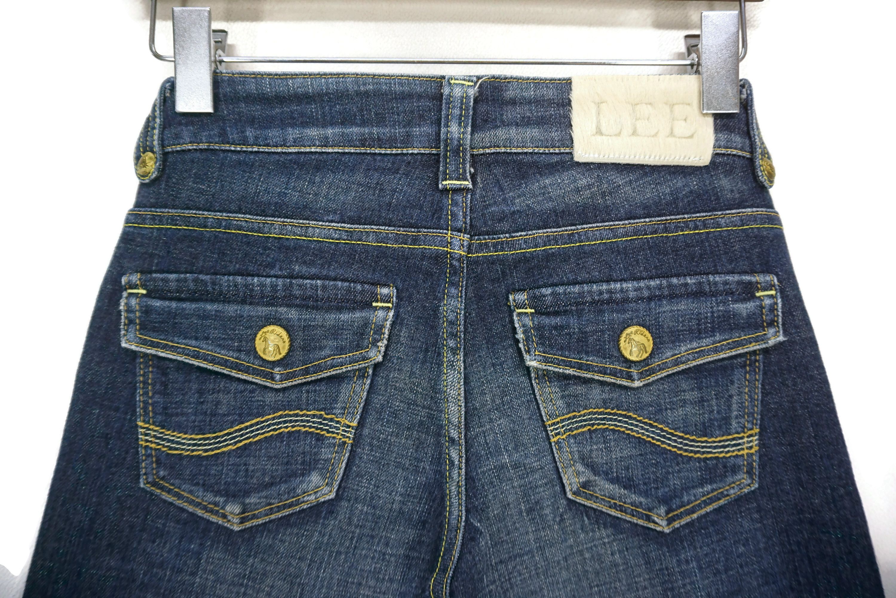 Lee Riders Jeans fits W27xL30 Low Rise Bootcut Baker Denim Size 24" / US 00 / IT 34 - 6 Thumbnail