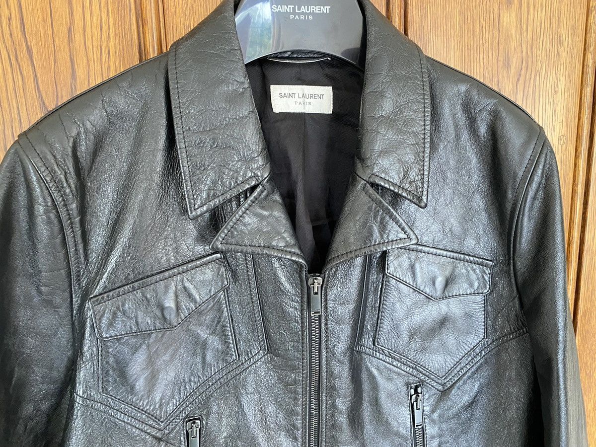 Saint Laurent Paris Saint Laurent Lenny Kravitz leather jacket iconic grail 50 Size US M / EU 48-50 / 2 - 8 Thumbnail