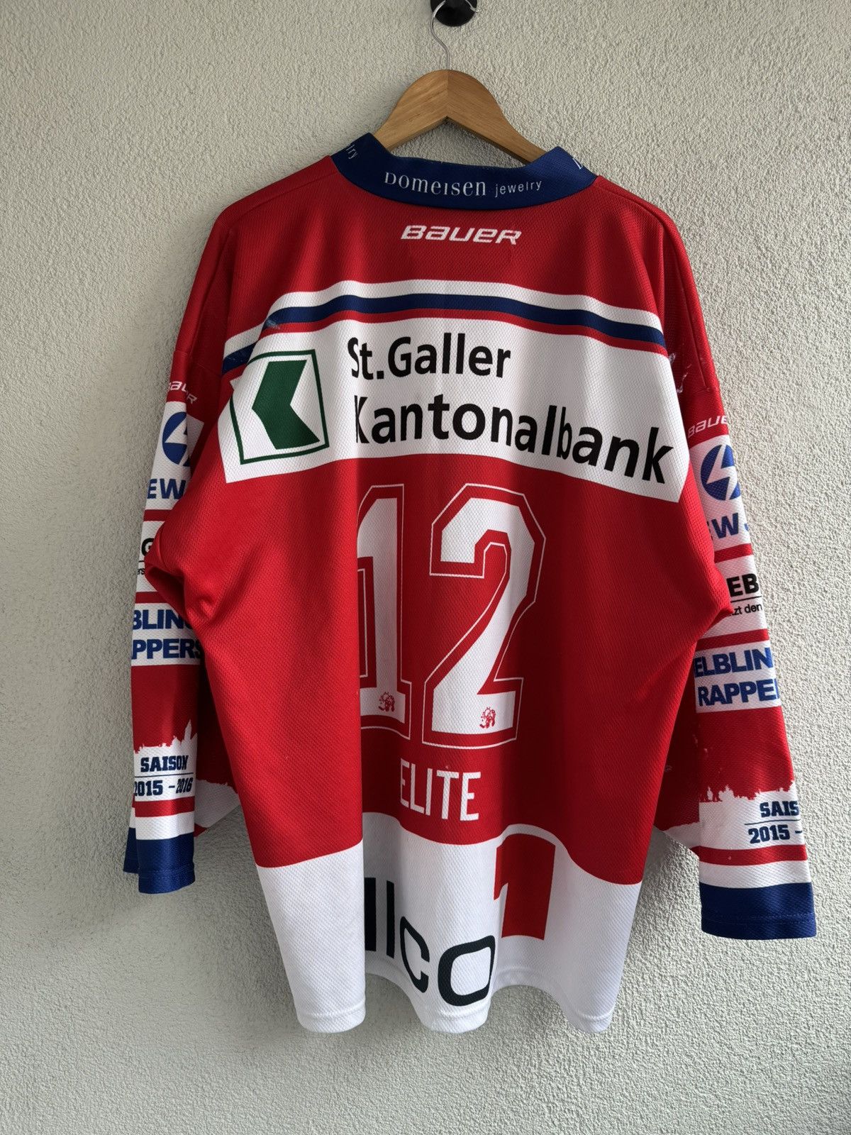 NHL Vintage Rapperswil Jona Lakers Ice Hockey Jersey Size US XL / EU 56 / 4 - 12 Thumbnail