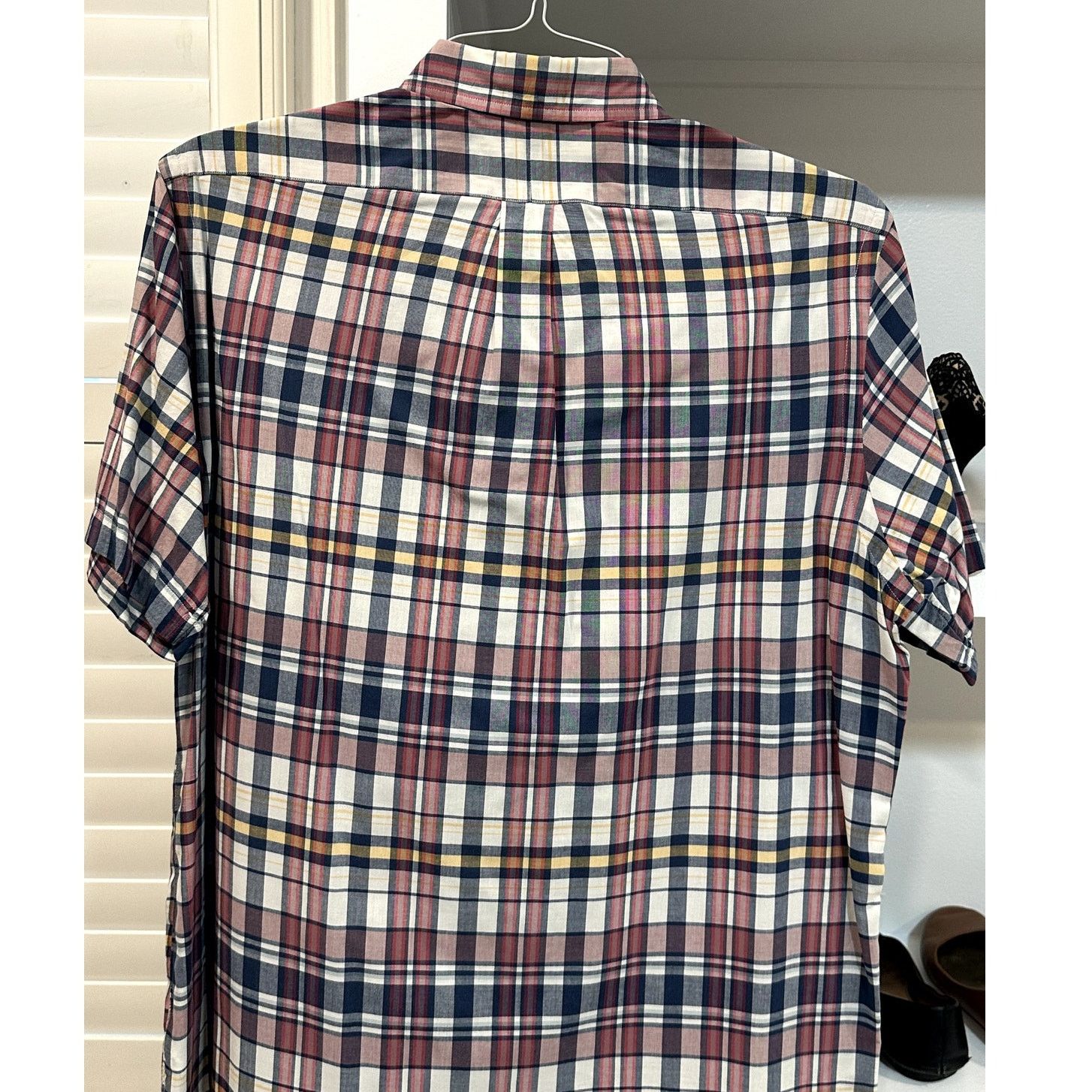 Ralph Lauren Ralph Lauren VTG Short Sleeve Plaid Button Down Cotton L Size US L / EU 52-54 / 3 - 5 Thumbnail