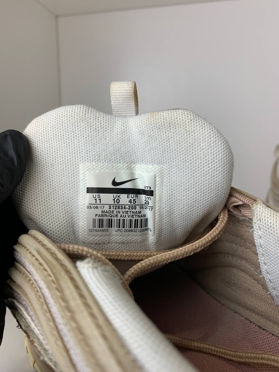 Nike Air Max 97 Sneakers Premium Particle Beige Rush Pink