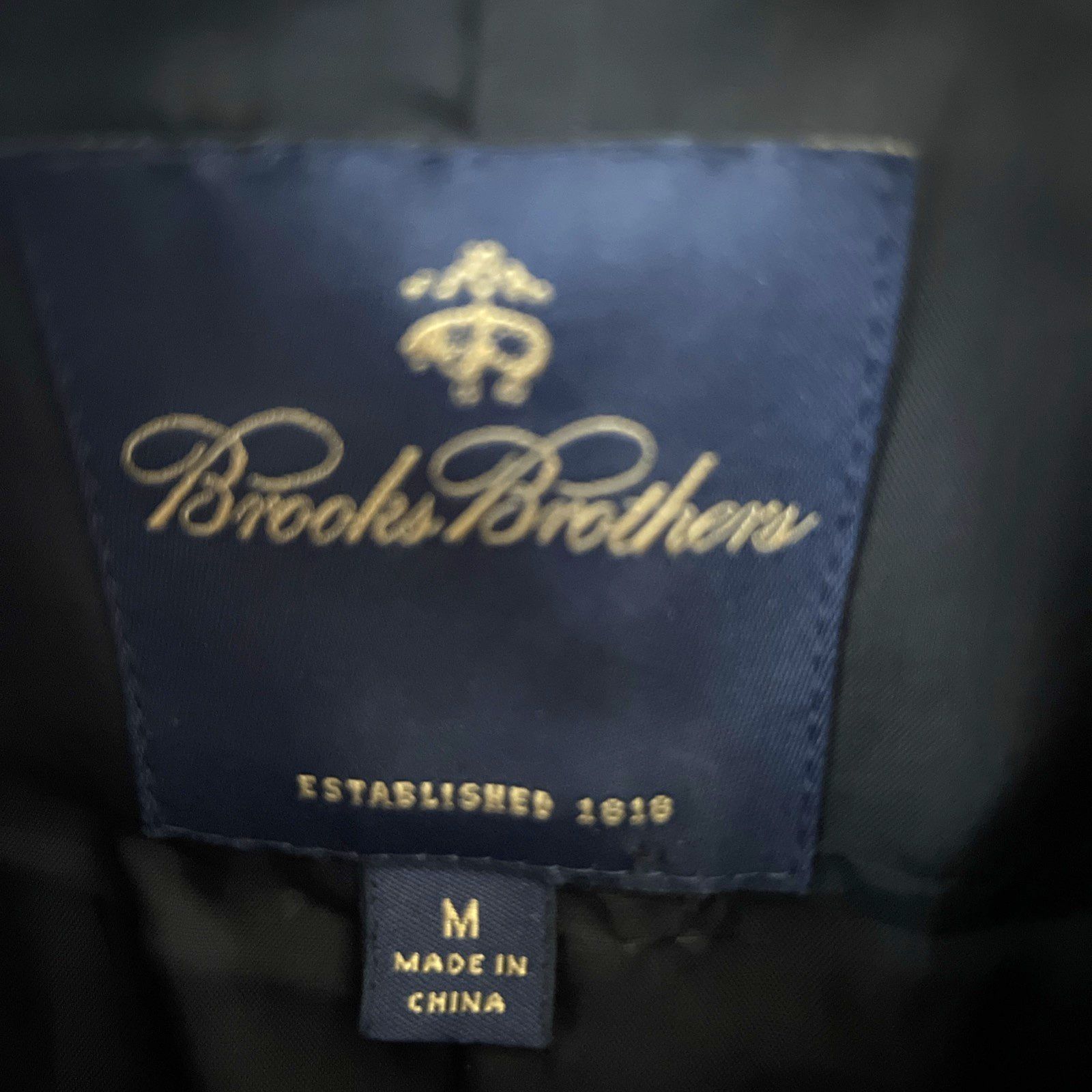 Brooks Brothers Brooks Brothers Black Wool Button Up Peacoat Medium Pockets Size US M / EU 48-50 / 2 - 10 Thumbnail