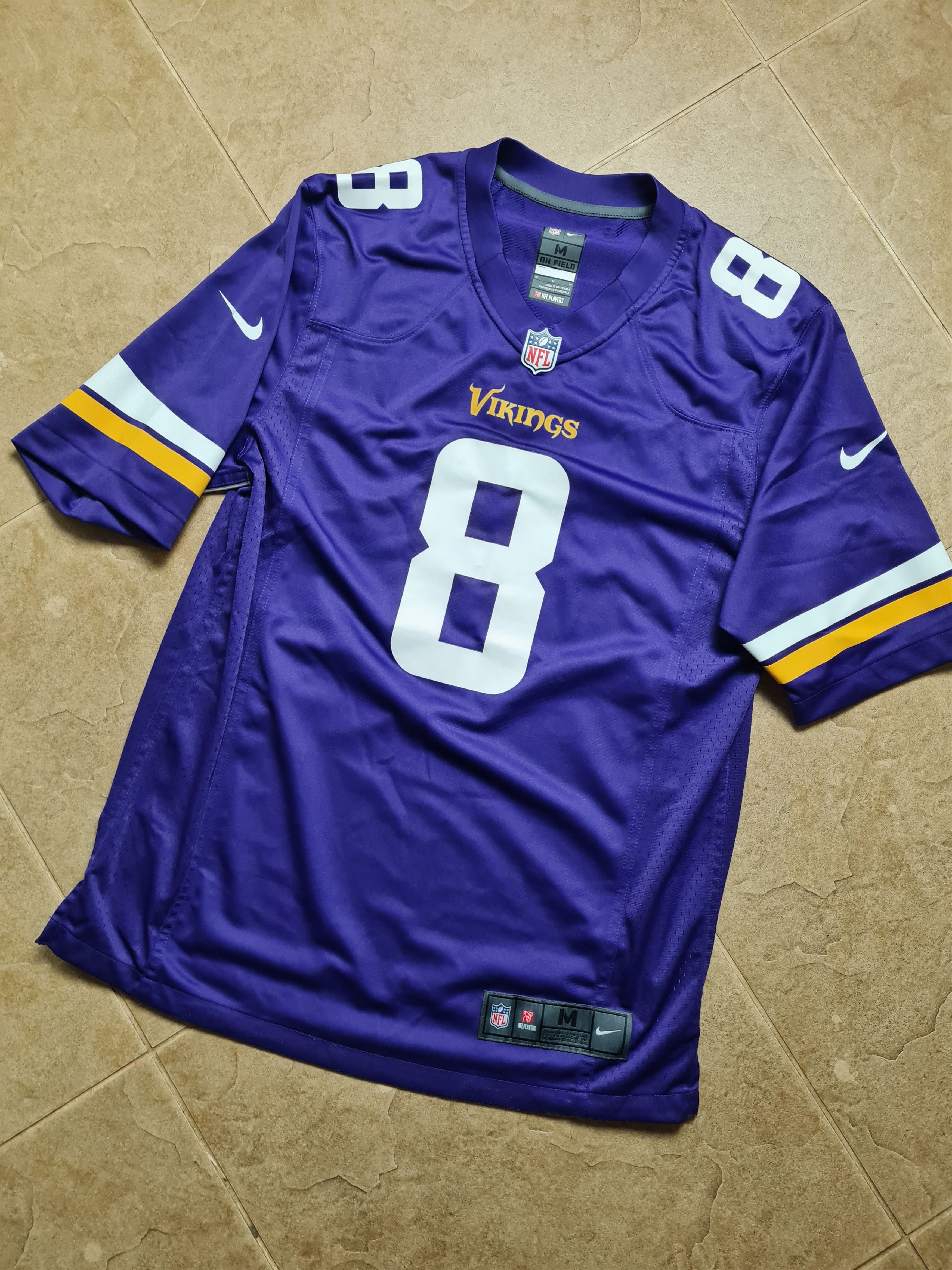 Nike Nike Jersey Shirt NFL USA Minnesota Vikings Sam Bradford #8 Size US M / EU 48-50 / 2 - 9 Thumbnail