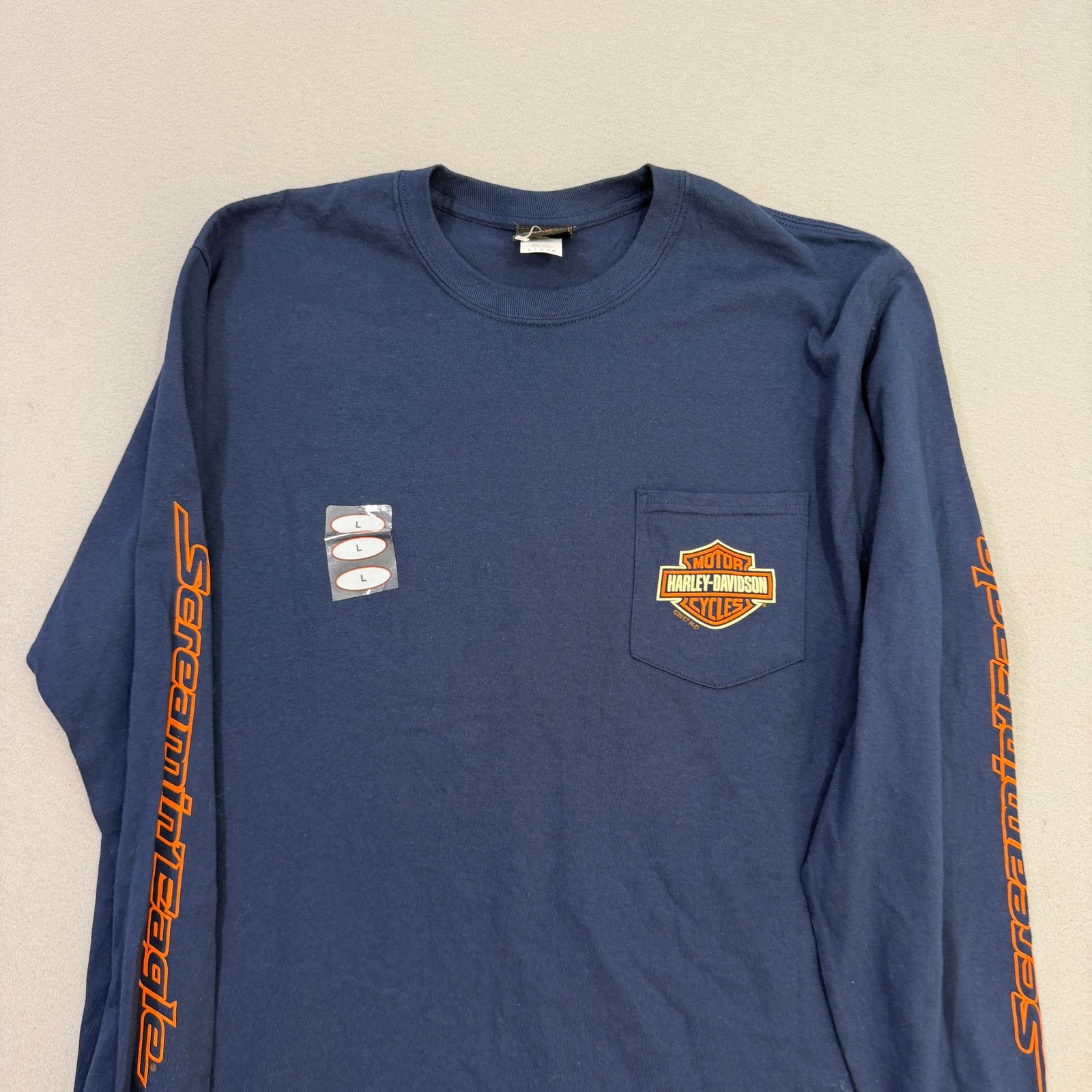 Harley Davidson Harley Davidson Long Sleeve Shirt Large Lansing Michigan NEW Size US L / EU 52-54 / 3 - 3 Thumbnail