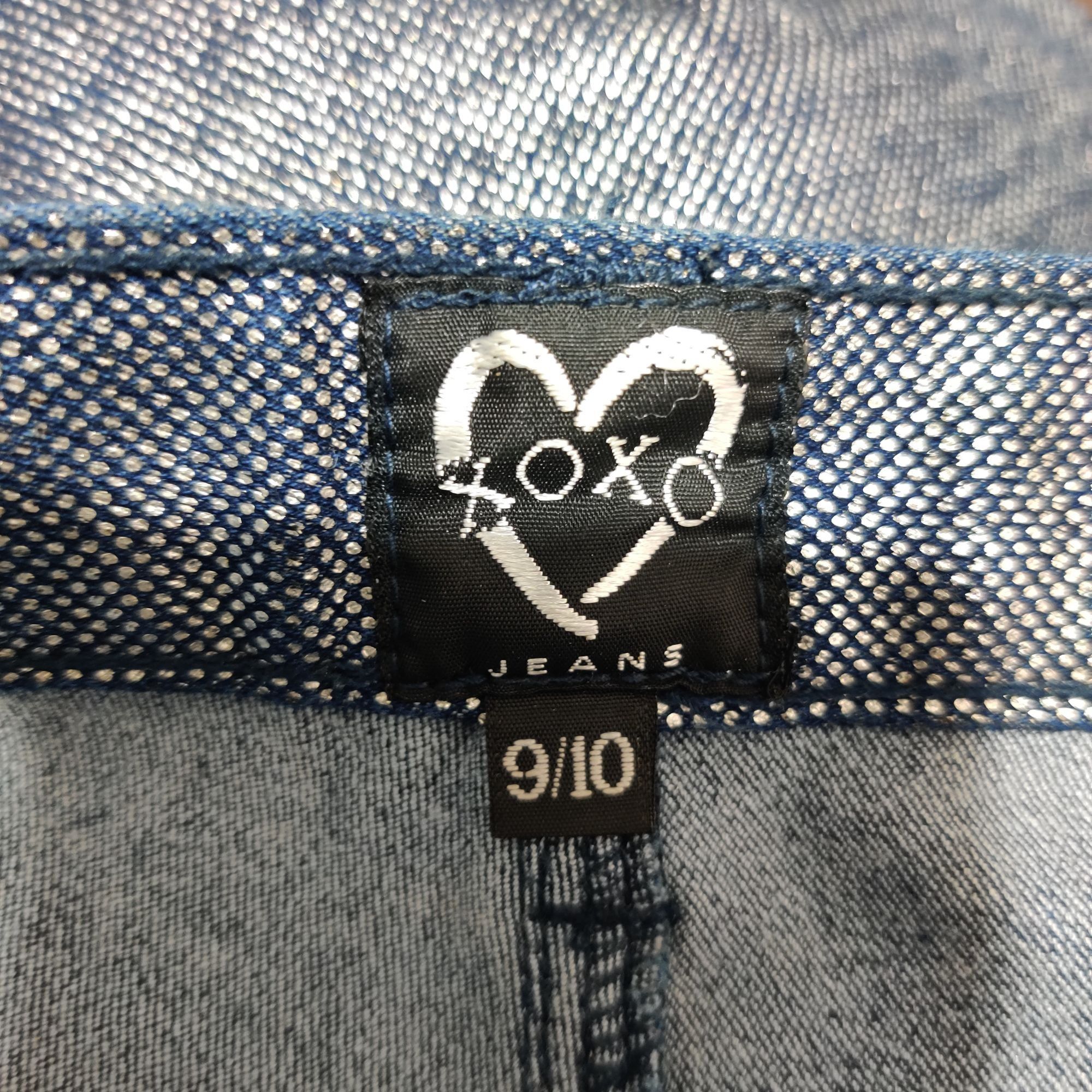 XOXO Vintage XOXO Womens Juniors Jeans Flare Y2K Metallic Denim S Size 30" / US 8 / IT 44 - 5 Thumbnail