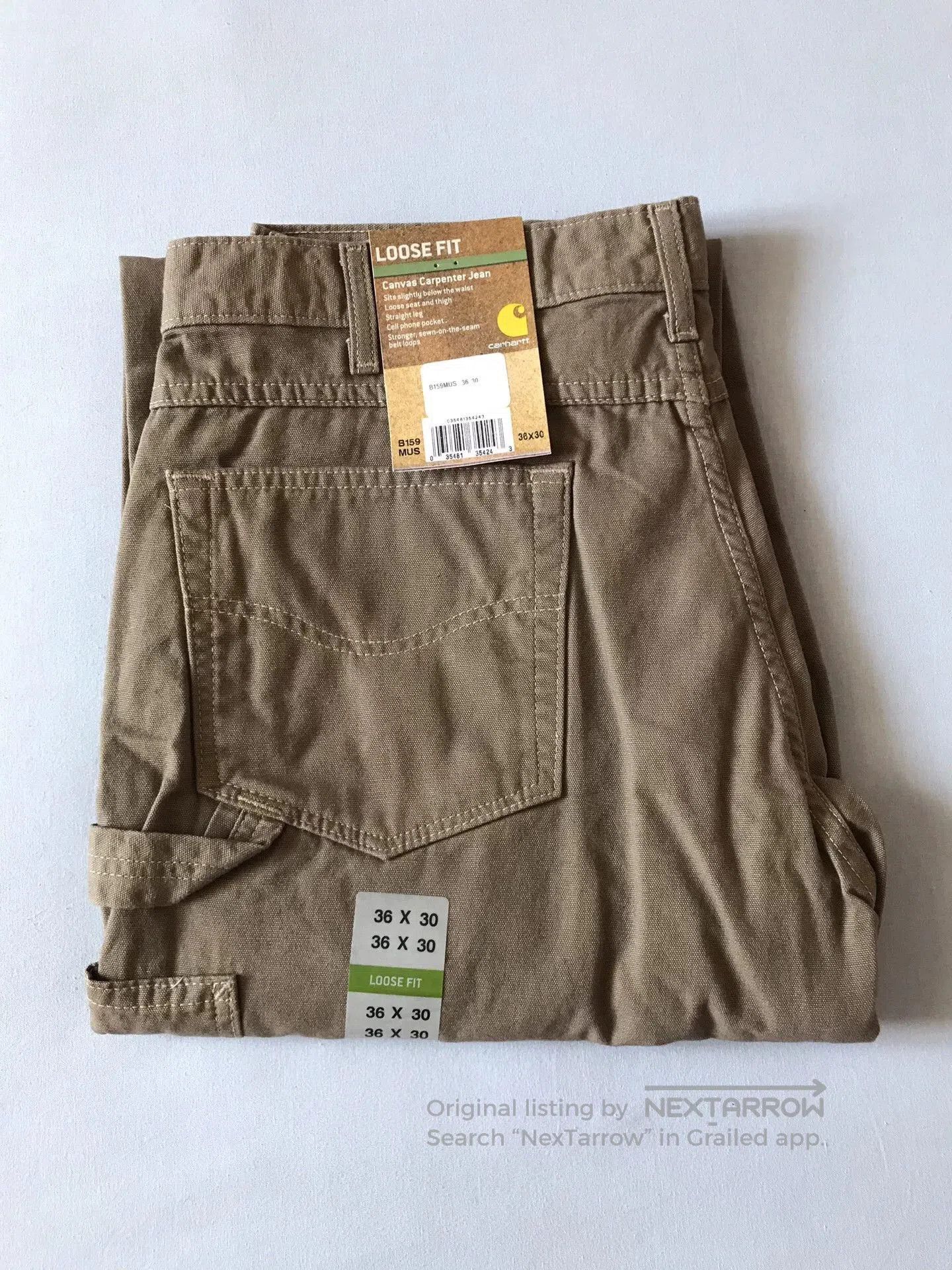 Carhartt Carhartt B159 Canvas Work Pants. Size US 36 / EU 52 - 1 Thumbnail