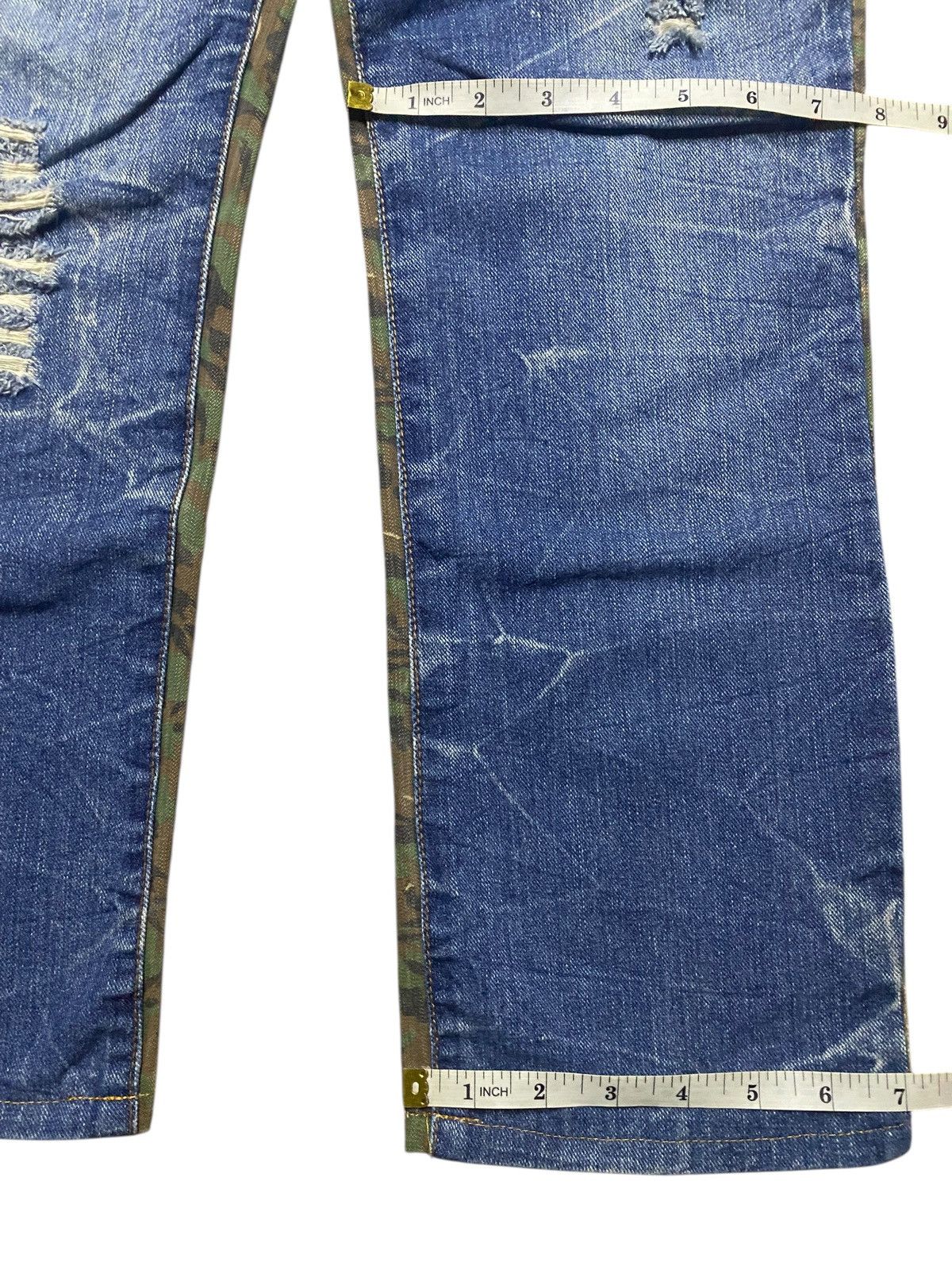 14th Addiction Vintage Japan Brand Sky Bomber Straight Fit Camo Jeans Size US 32 / EU 48 - 12 Thumbnail