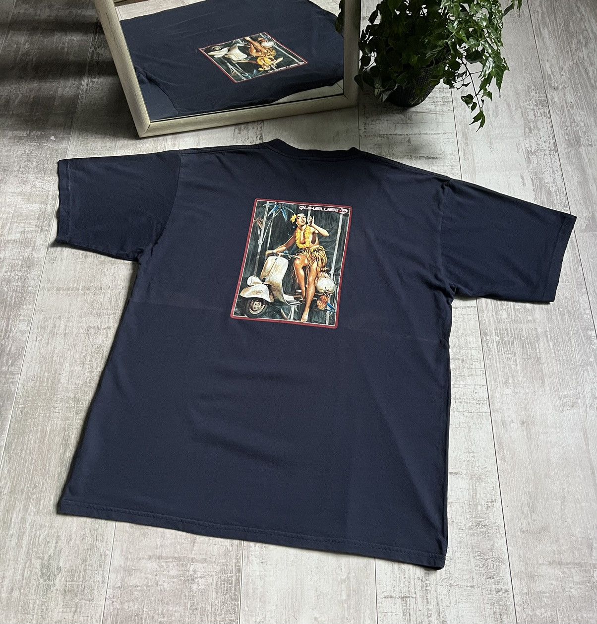 Quiksilver × Vintage 💥RARE💥 Vintage Quiksilver T-Shirt 00’s Hawaii Printed Logo Size US XL / EU 56 / 4 - 4 Thumbnail