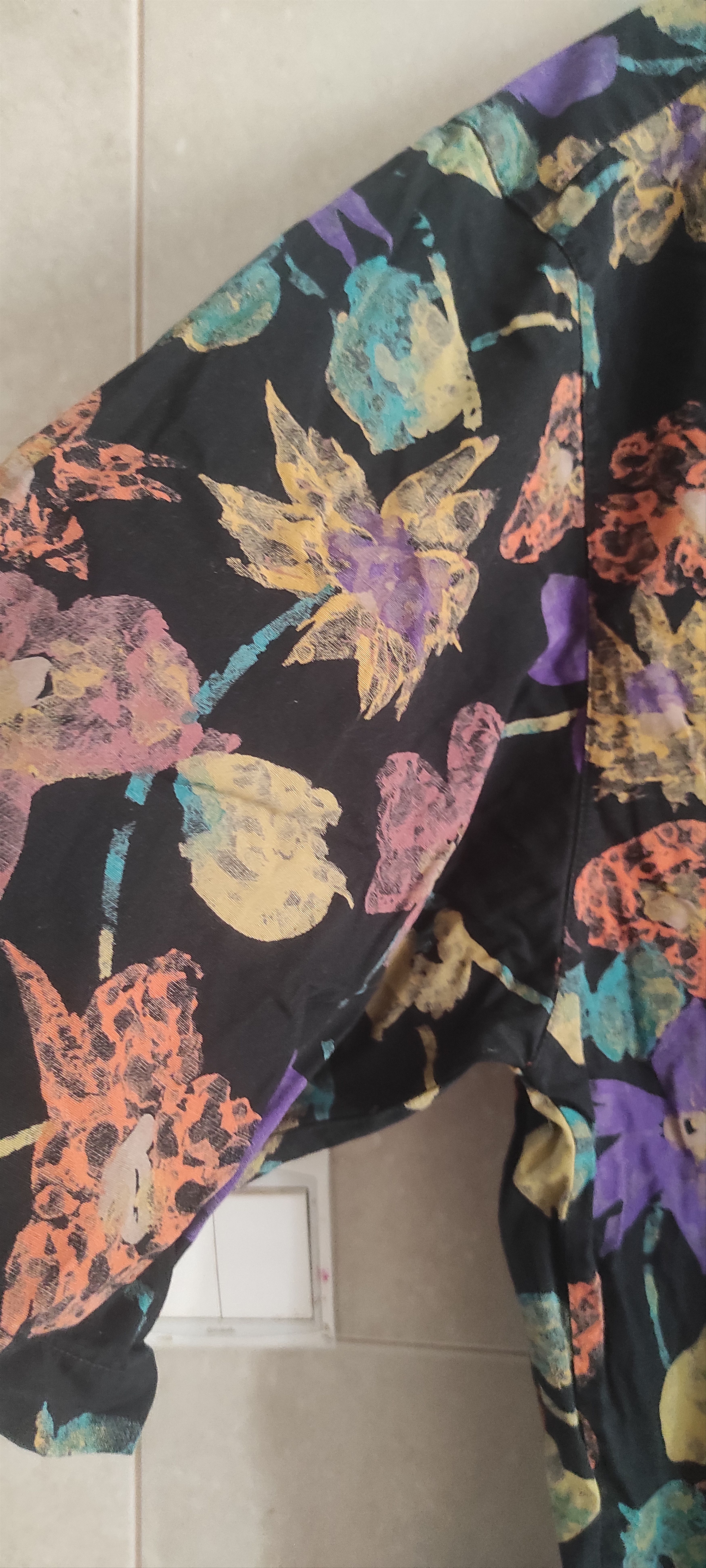 Hugo Boss VTG HUGO BOSS Shirt Men Hawaiian 90’s Floral Made In Germany Size US XL / EU 56 / 4 - 6 Thumbnail