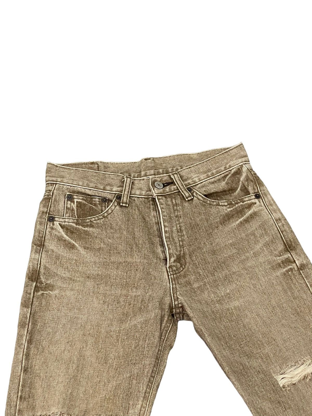 Japanese Brand Flare Jeans Vtg Bobson Japan Distress Boot Cut 7🟦1 Size US 28 / EU 44 - 8 Thumbnail