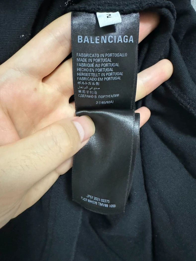 Balenciaga Balenciaga size 2 Flame lightning splashing ink short sleev Size US S / EU 44-46 / 1 - 4 Thumbnail