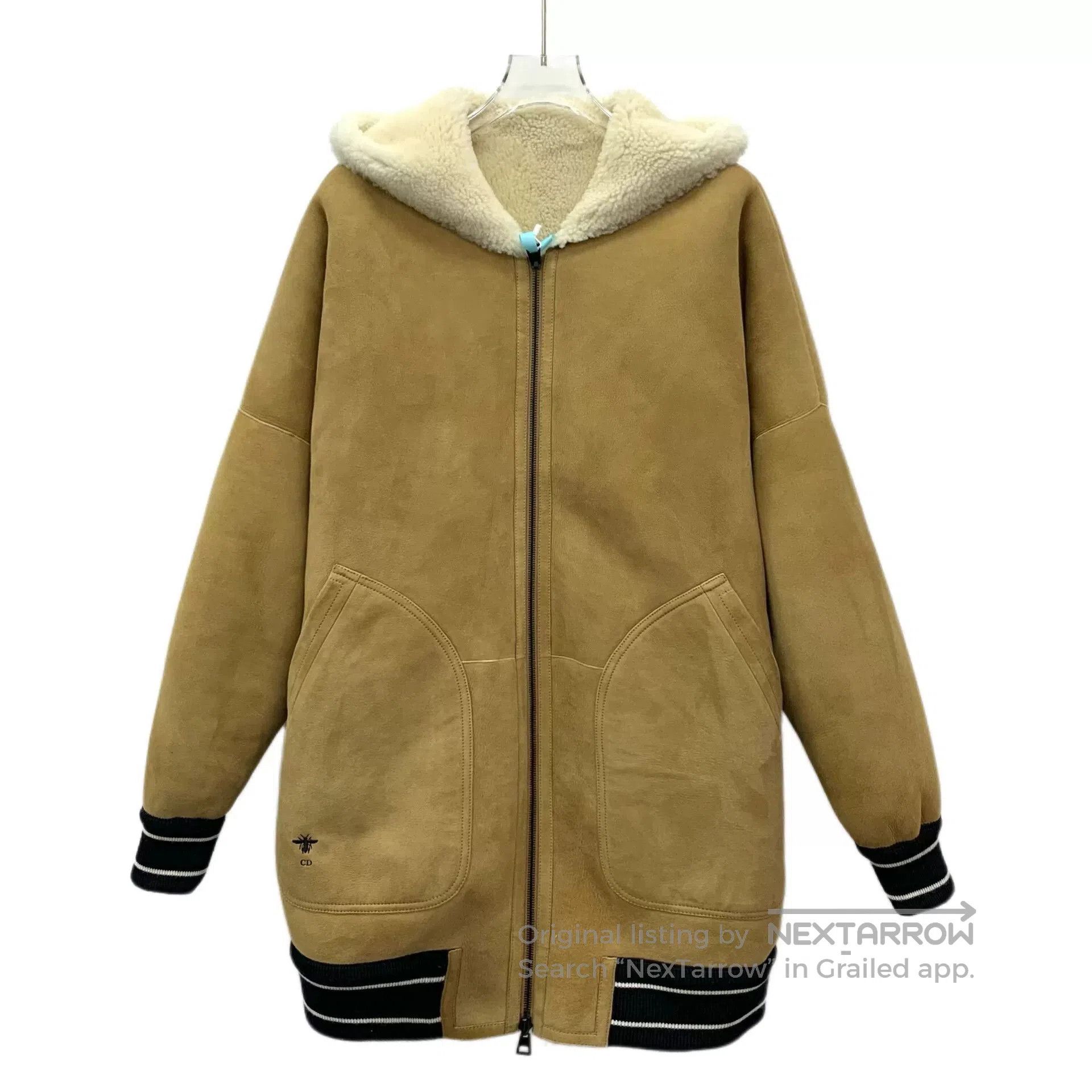 Dior dior color-block wool embroidery hoodie coat. Size US XS / EU 42 / 0 - 1 Thumbnail