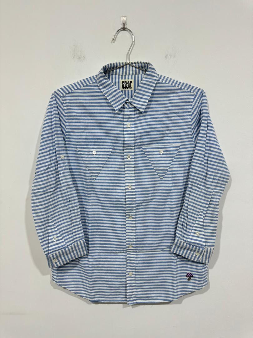 Frapbois Frapbois Half Issey Miyake Triangle Pockets Shirt Size US M / EU 48-50 / 2 - 1 Thumbnail