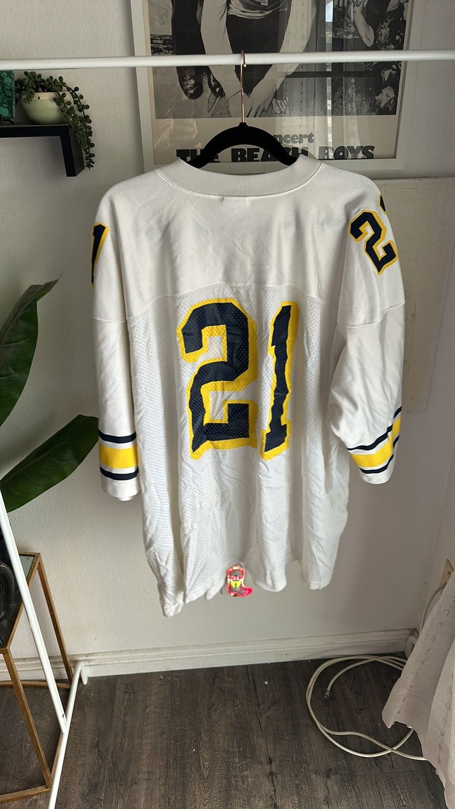 Nike × Vintage Vintage made in USA Michigan Wolverines Nike Jersey XXL Size US XXL / EU 58 / 5 - 6 Thumbnail