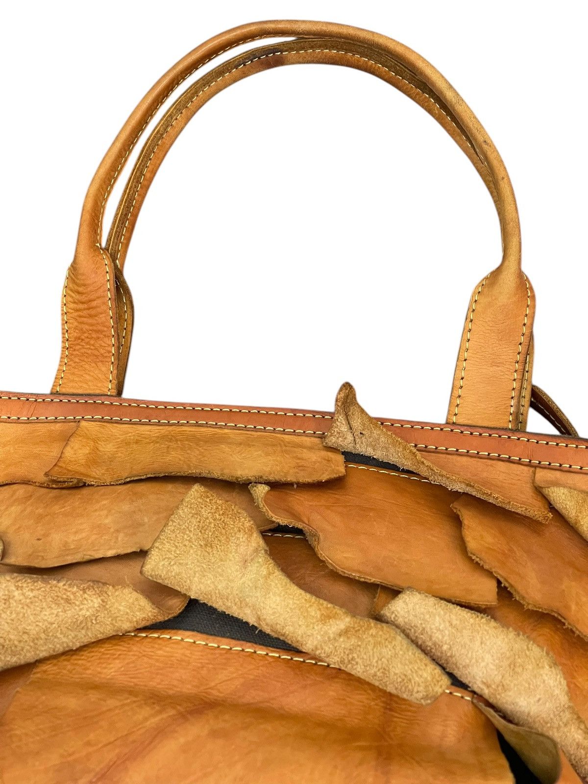 Genuine Leather Full Leather Patina Peaks Peak Japan Tote Shoulder Bag 1🟩7 Size ONE SIZE - 18 Thumbnail